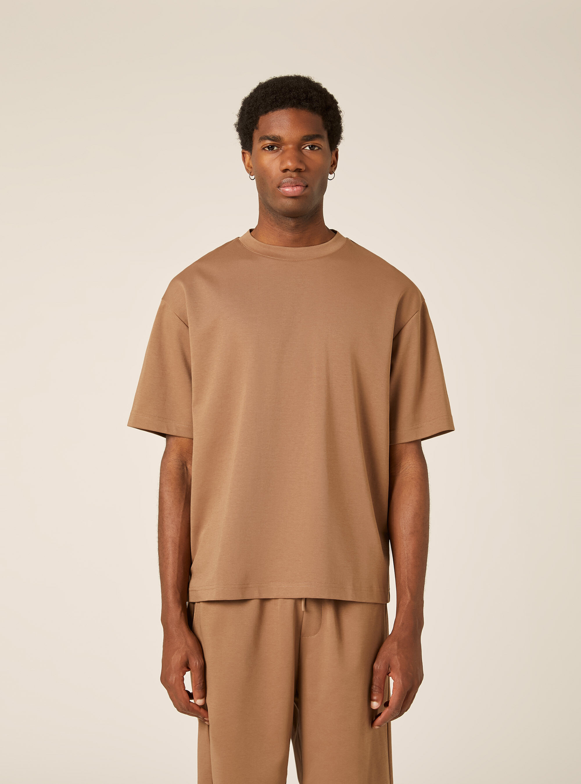 AIRes jersey T-shirt, BR2 BROWN MEDIUM