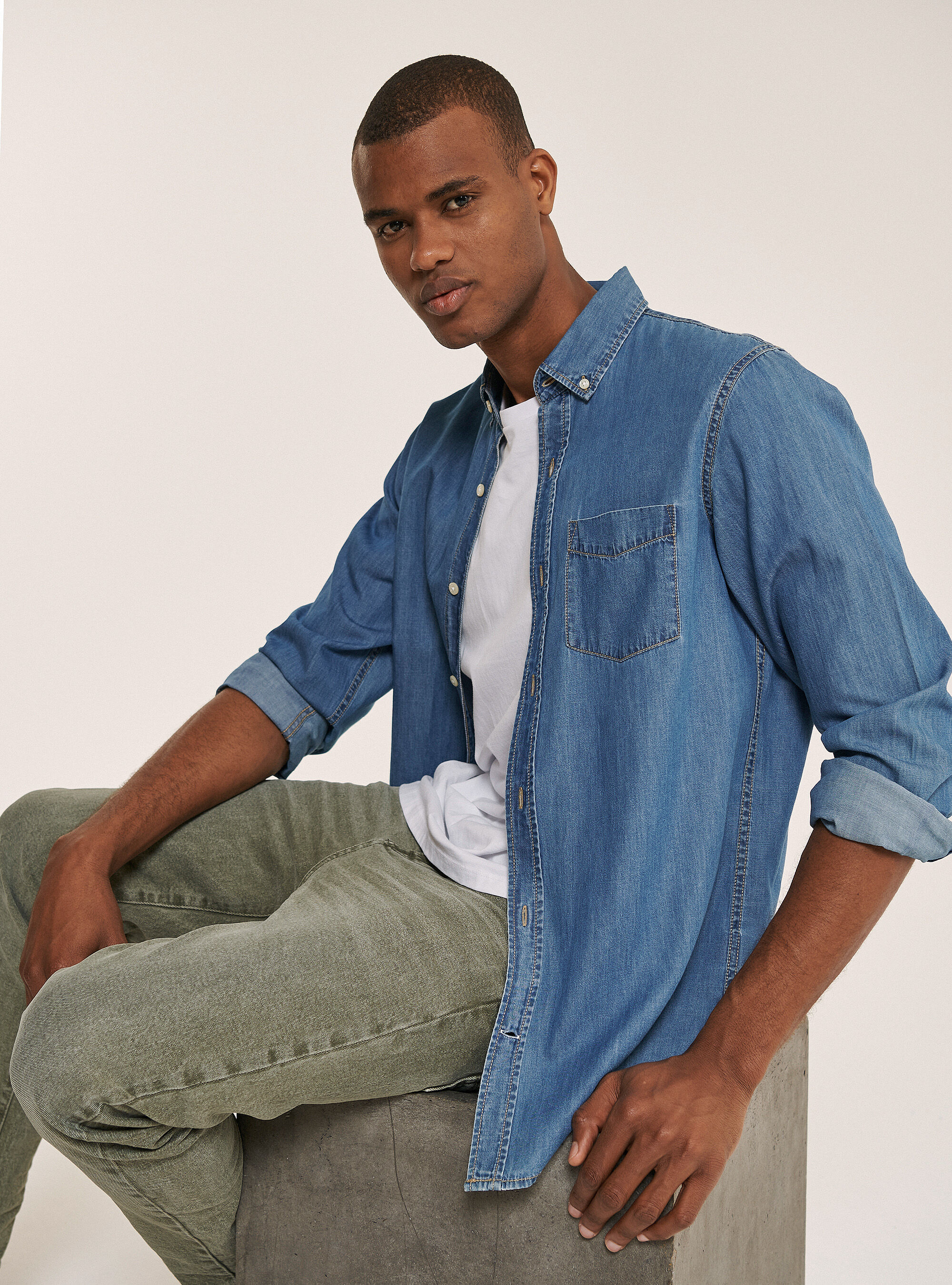 Camicia in denim
