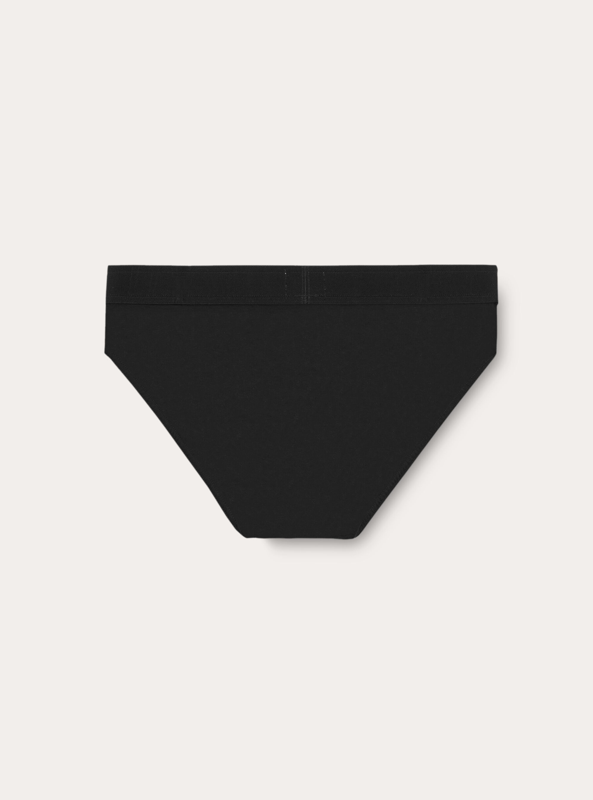 Slip basic con elastico logato, BK1 BLACK