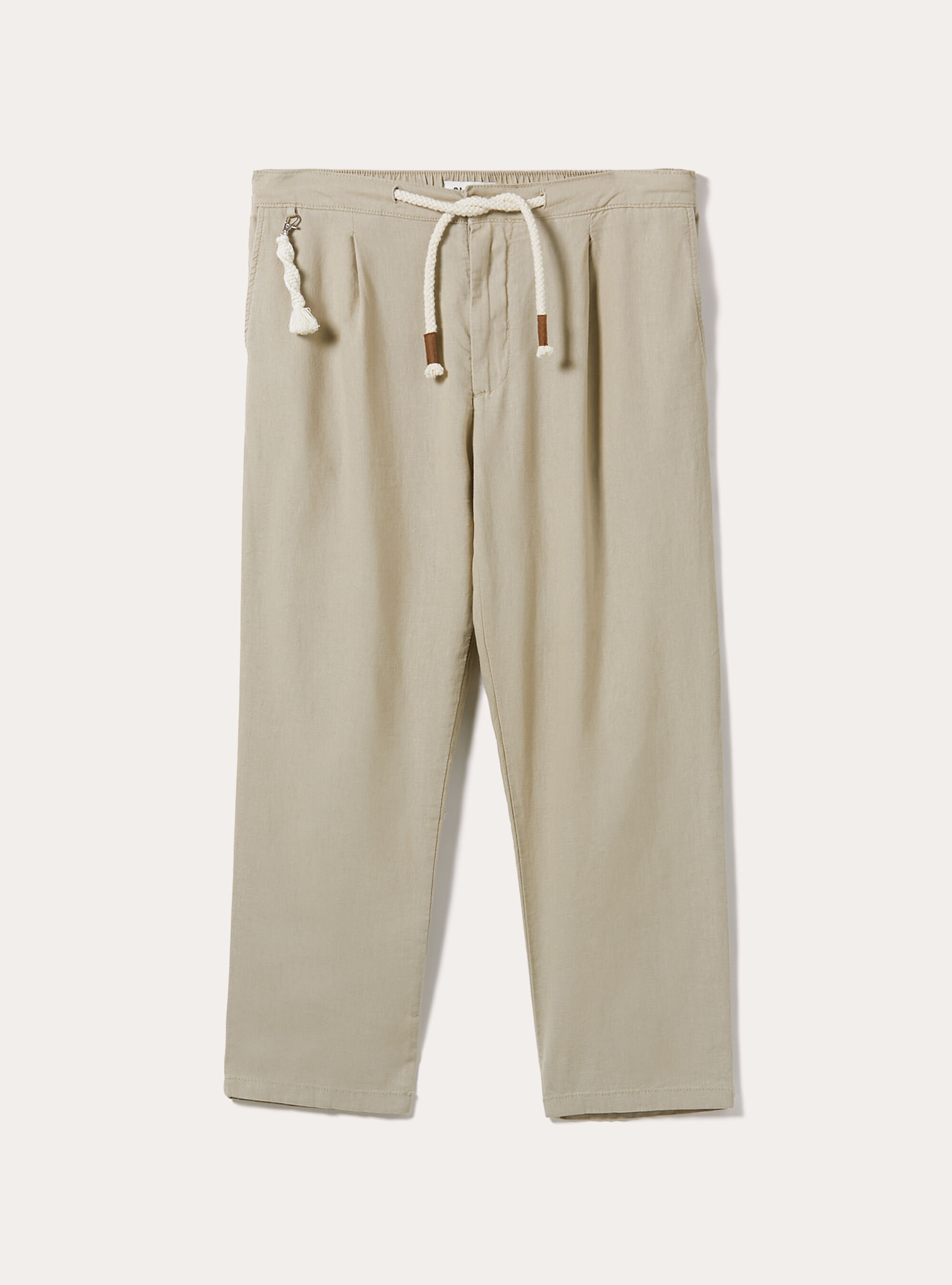 Pantalon jogger en lin, BG3 BEIGE LIGHT