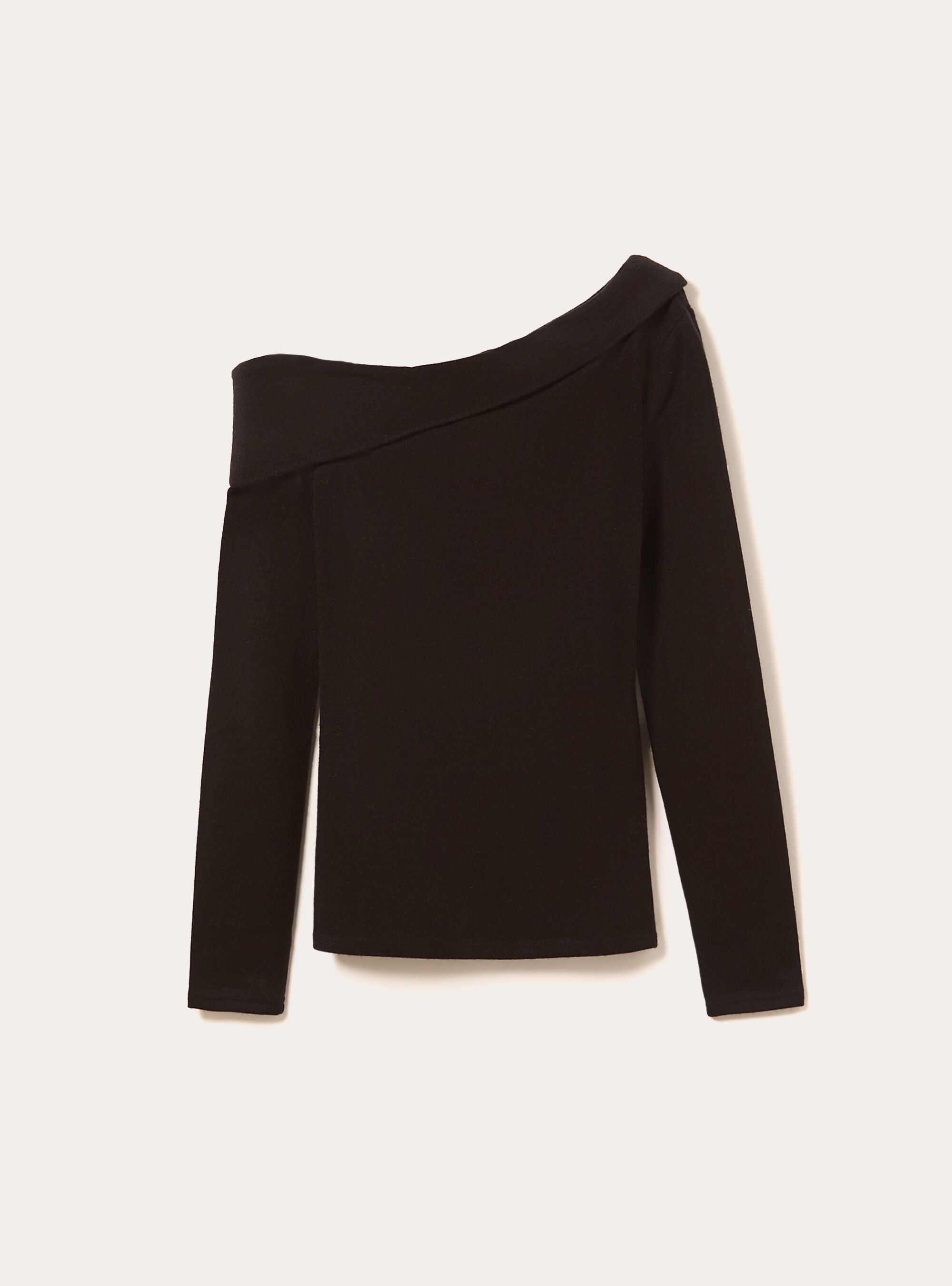 Maglia scollo bardot, BK1 BLACK