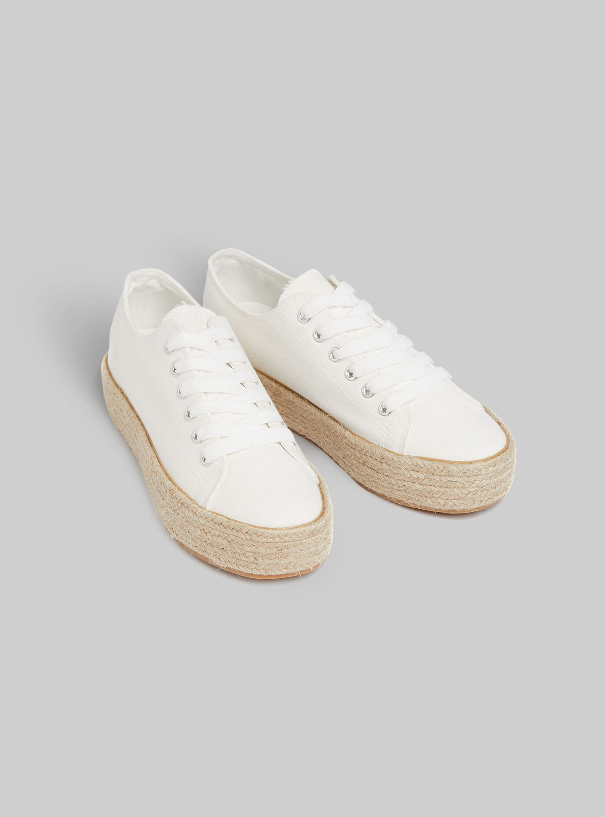 Sneakers with raffia sole Alcott Women s catalog alcott storefront
