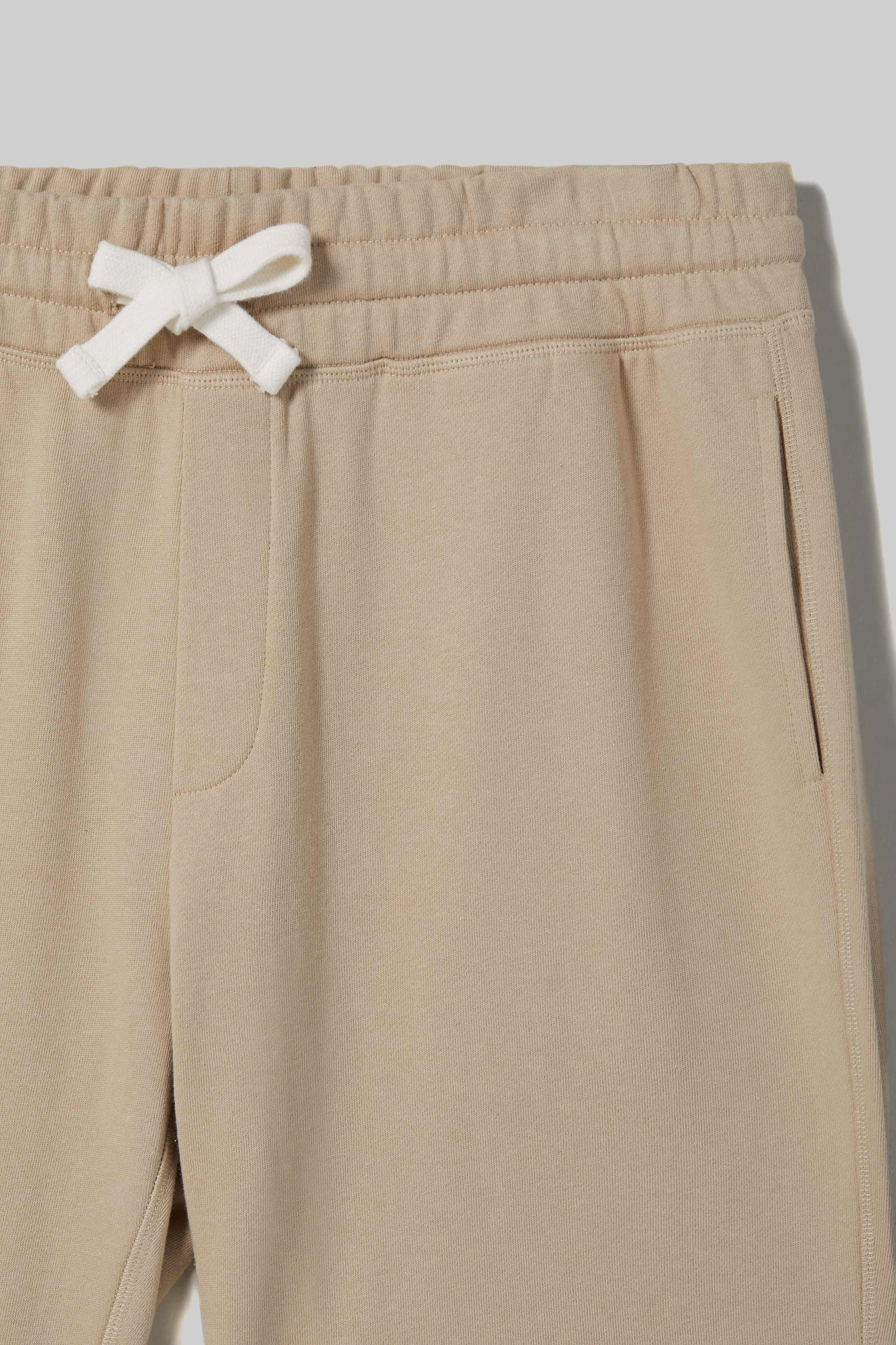 Cotton jogger bermuda shorts, SA3 SAND LIGHT