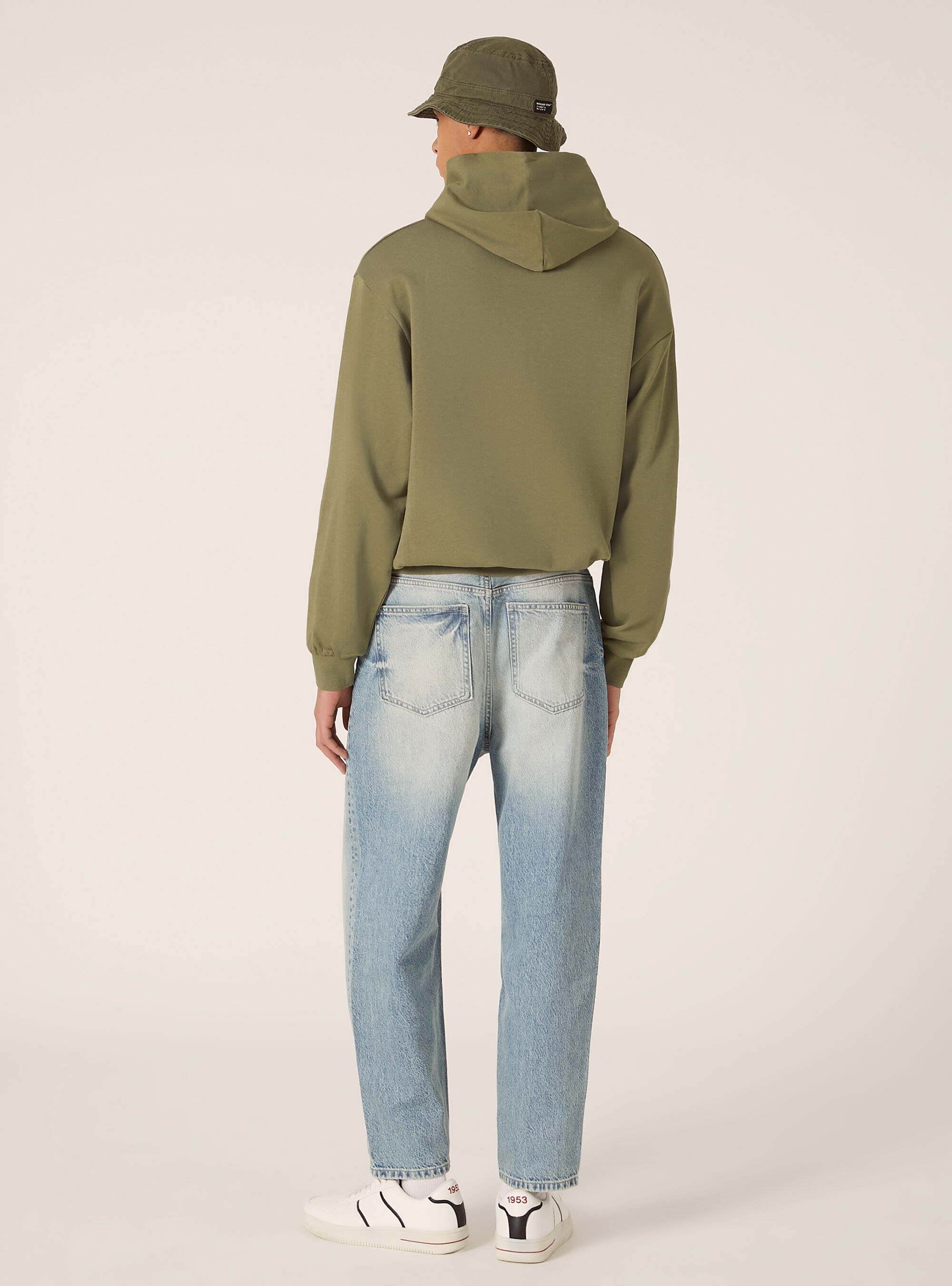 Sudadera con capucha Boxy Fit, KY2 KAKY MEDIUM