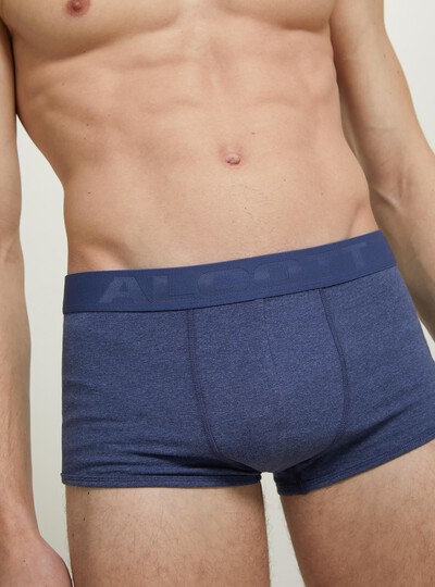 Boxer Alcott in cotone elasticizzato con logo Boxer Alcott in cotone elasticizzato con logo