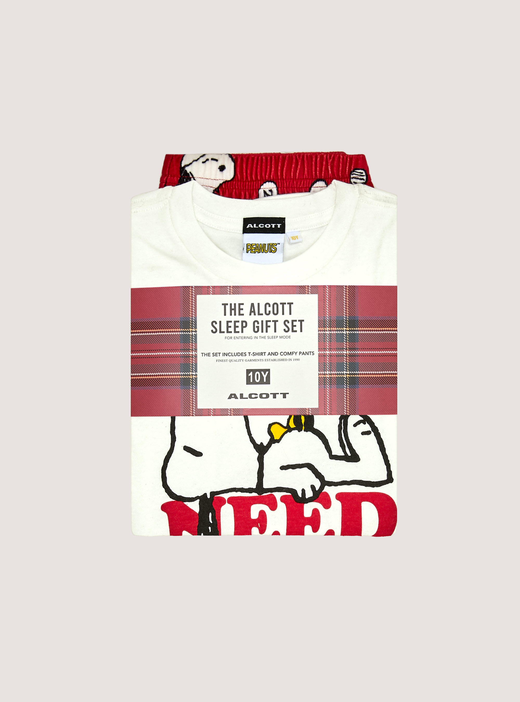 Pigiama Mini Me Snoopy Christmas Collection, WH2 WHITE