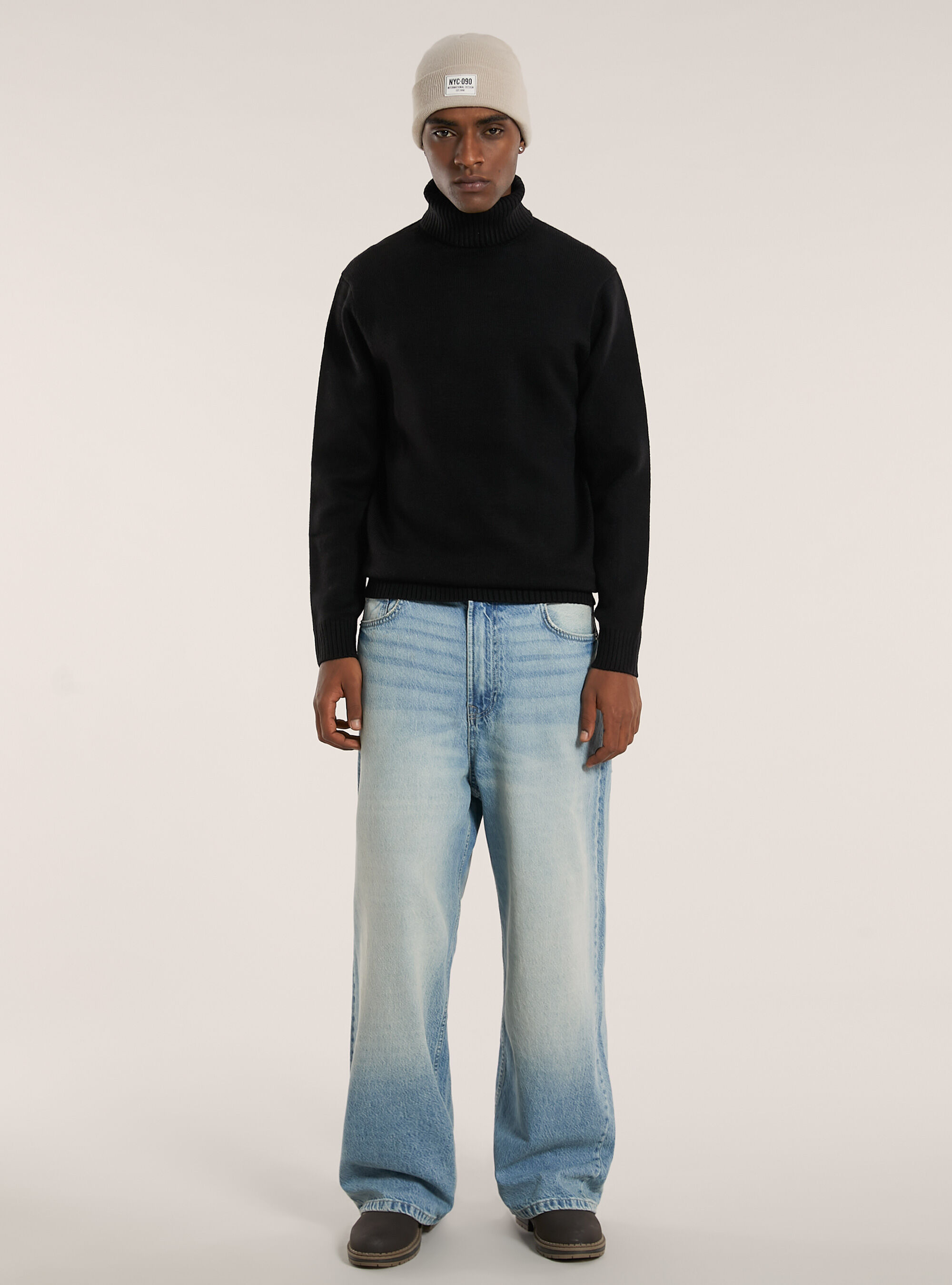 Maglione collo alto