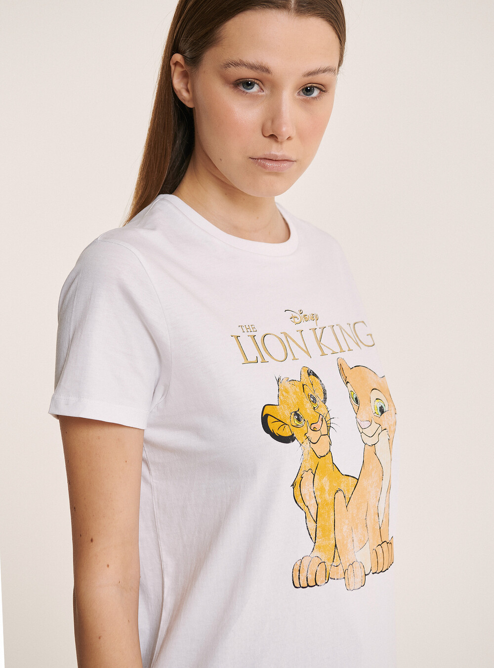 Disney Nero/Signore re Leone Simba e Nala T-Shirt M Disney Nero/Signore re Leone Simba e Nala T-Shirt M