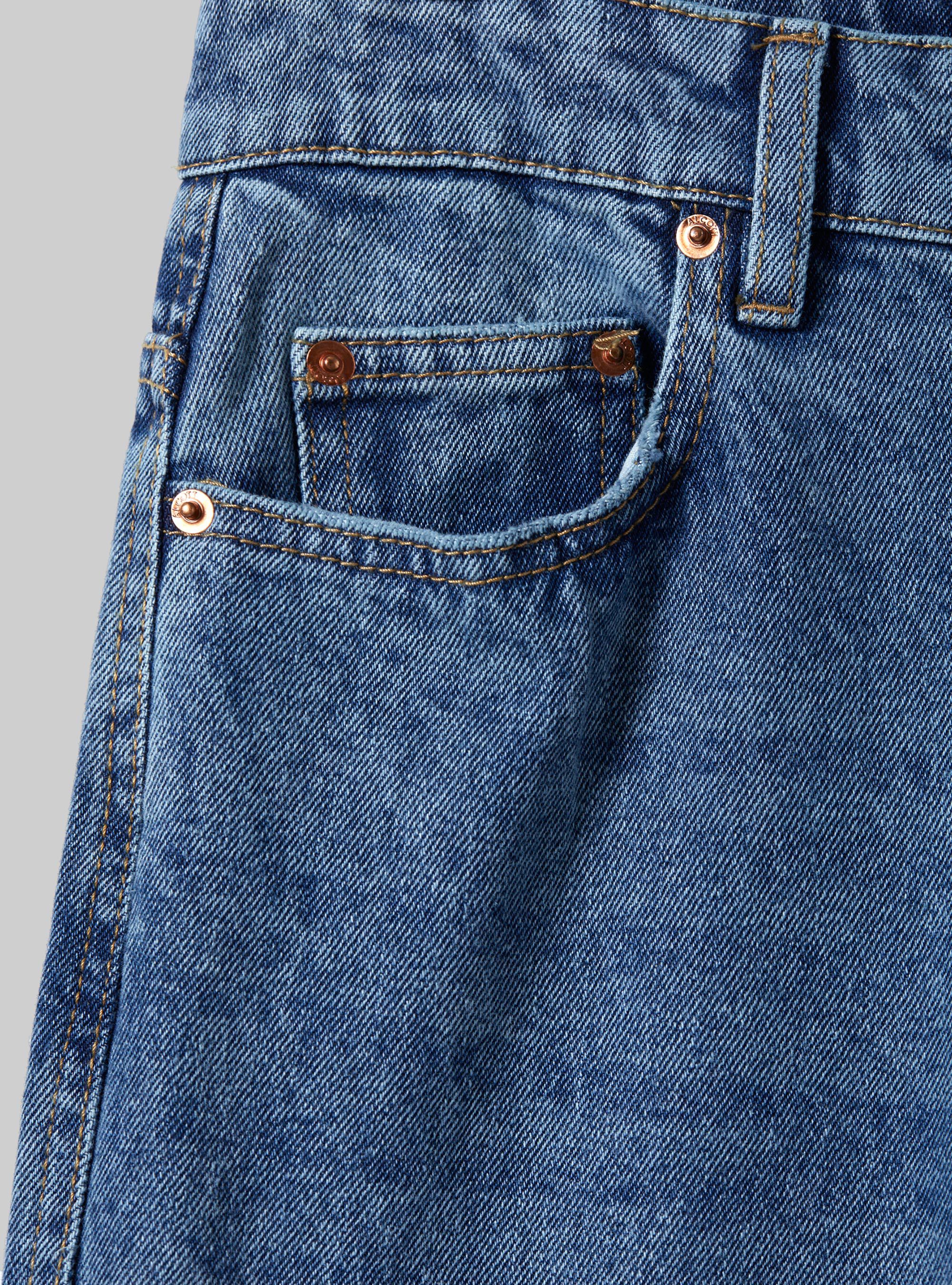 Regular Fit Jeans with Pleat, D005 LIGHT BLUE