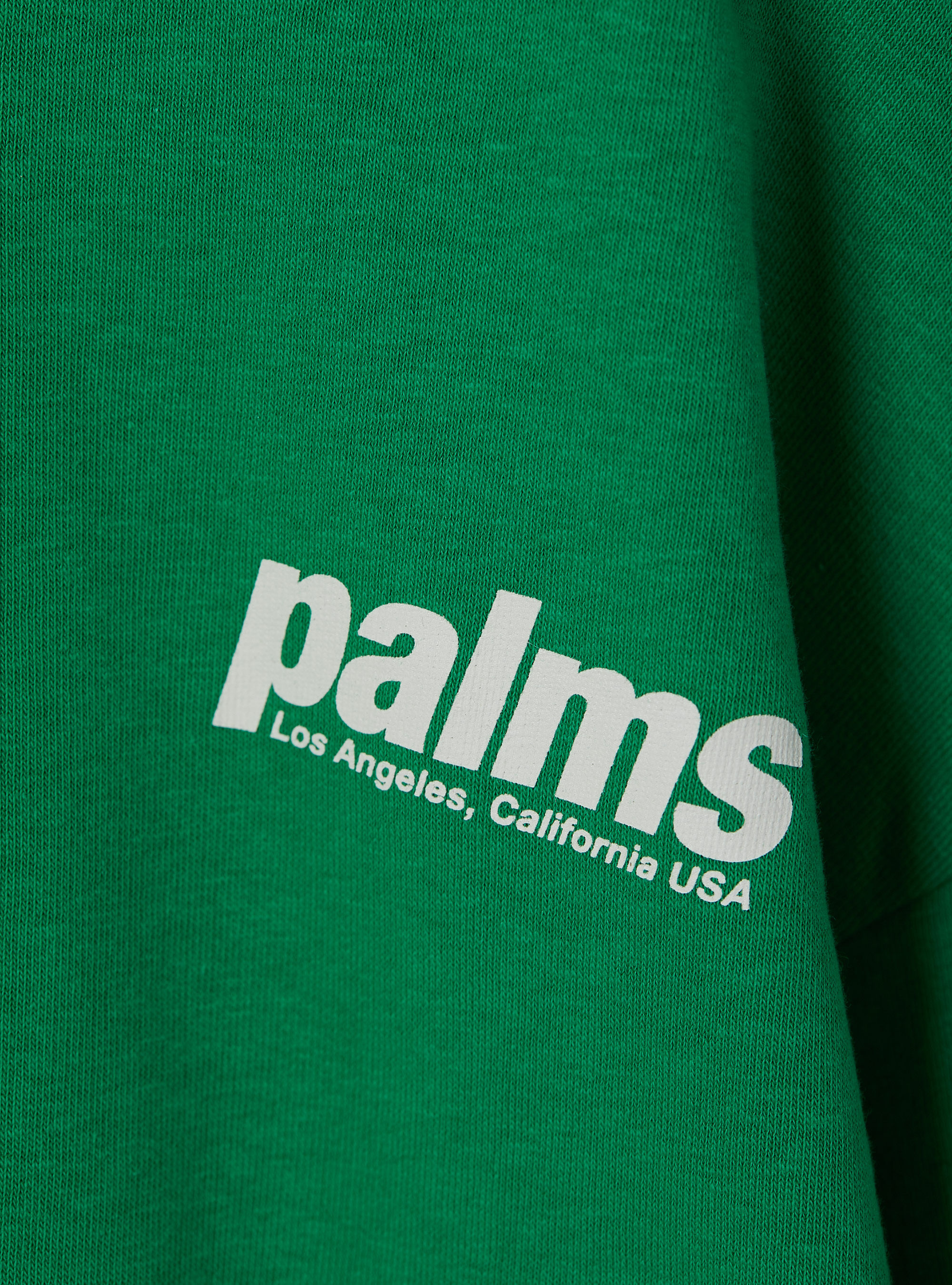 Sudadera corta con estampado de letras, GN2 GREEN MEDIUM