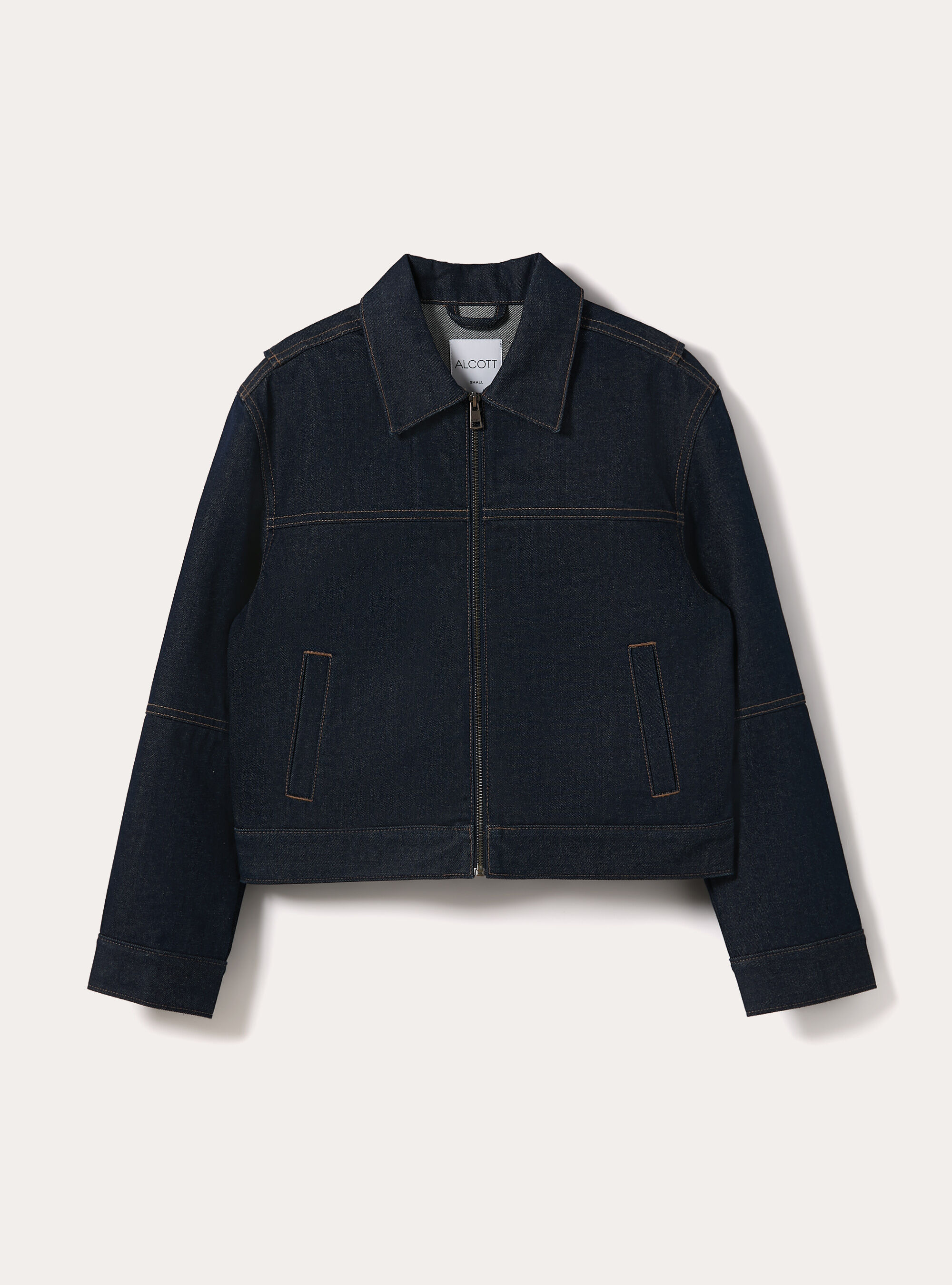 Jeansjacke, D003 MEDIUM BLUE