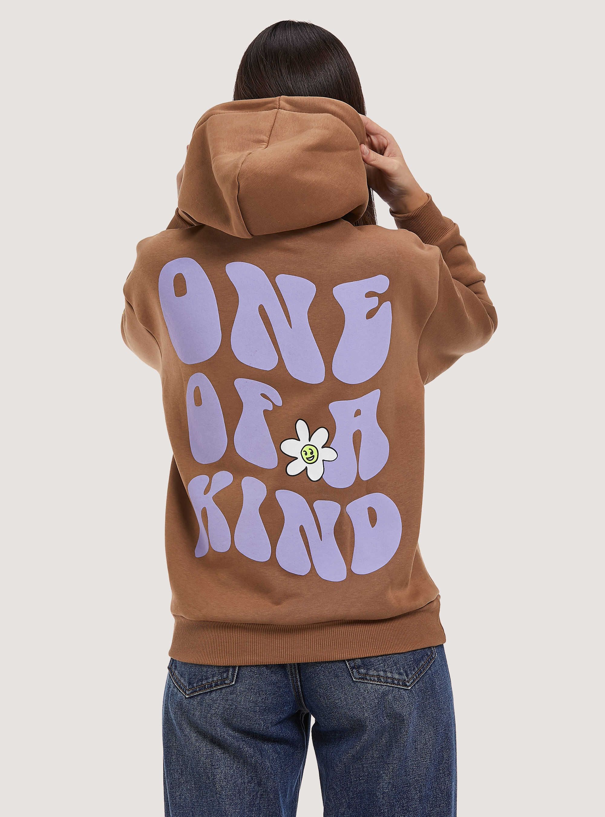 Sweatshirt with Smile Collection print, BG2 BEIGE MEDIUM