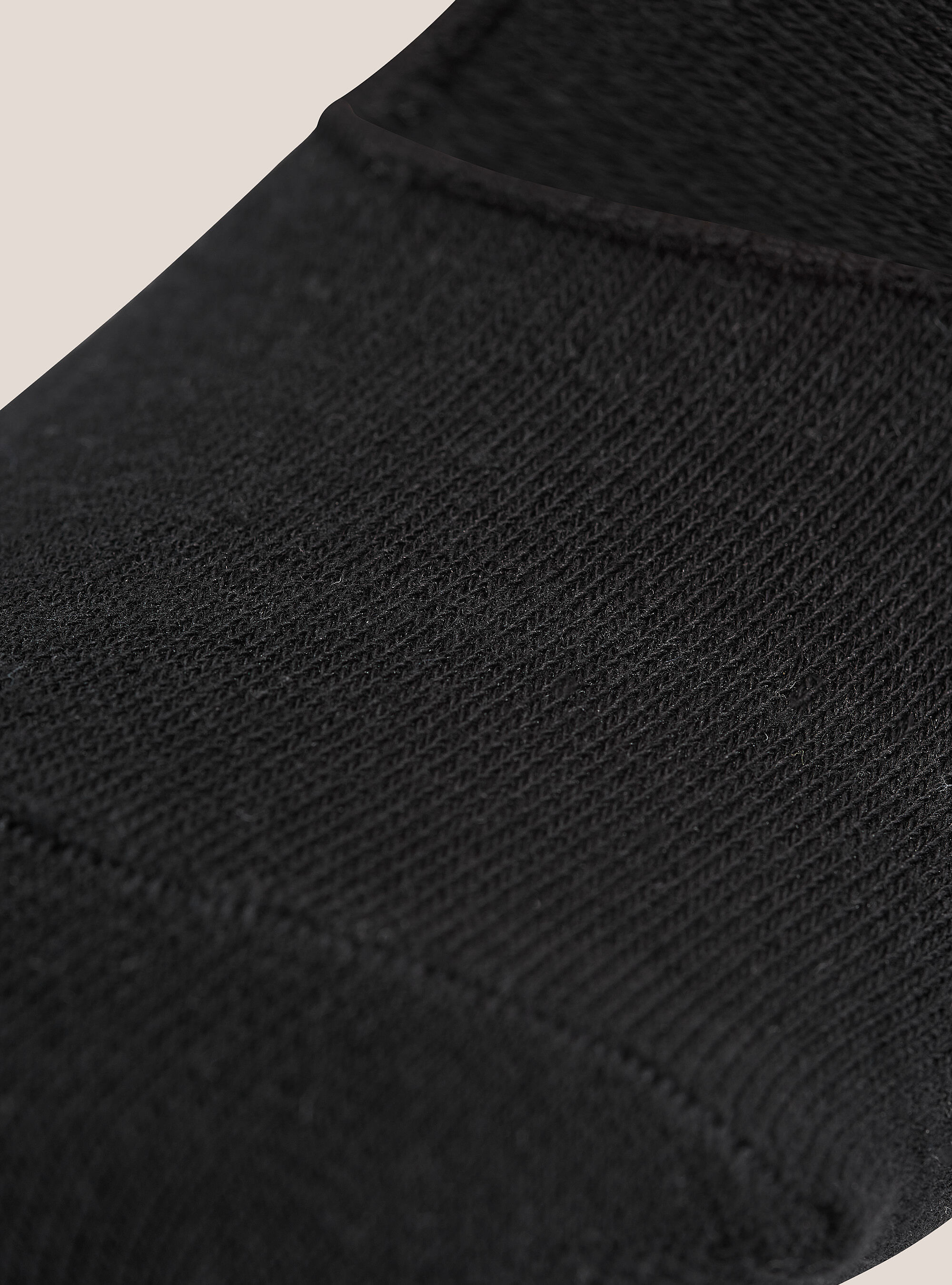 Set 3 pairs of footsies socks, BLACK