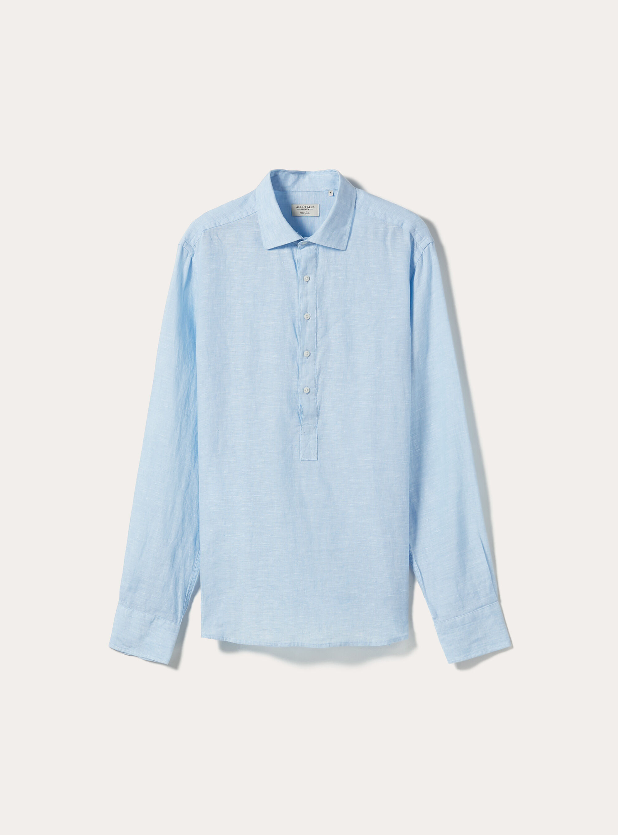 Linen pullover shirt best sale