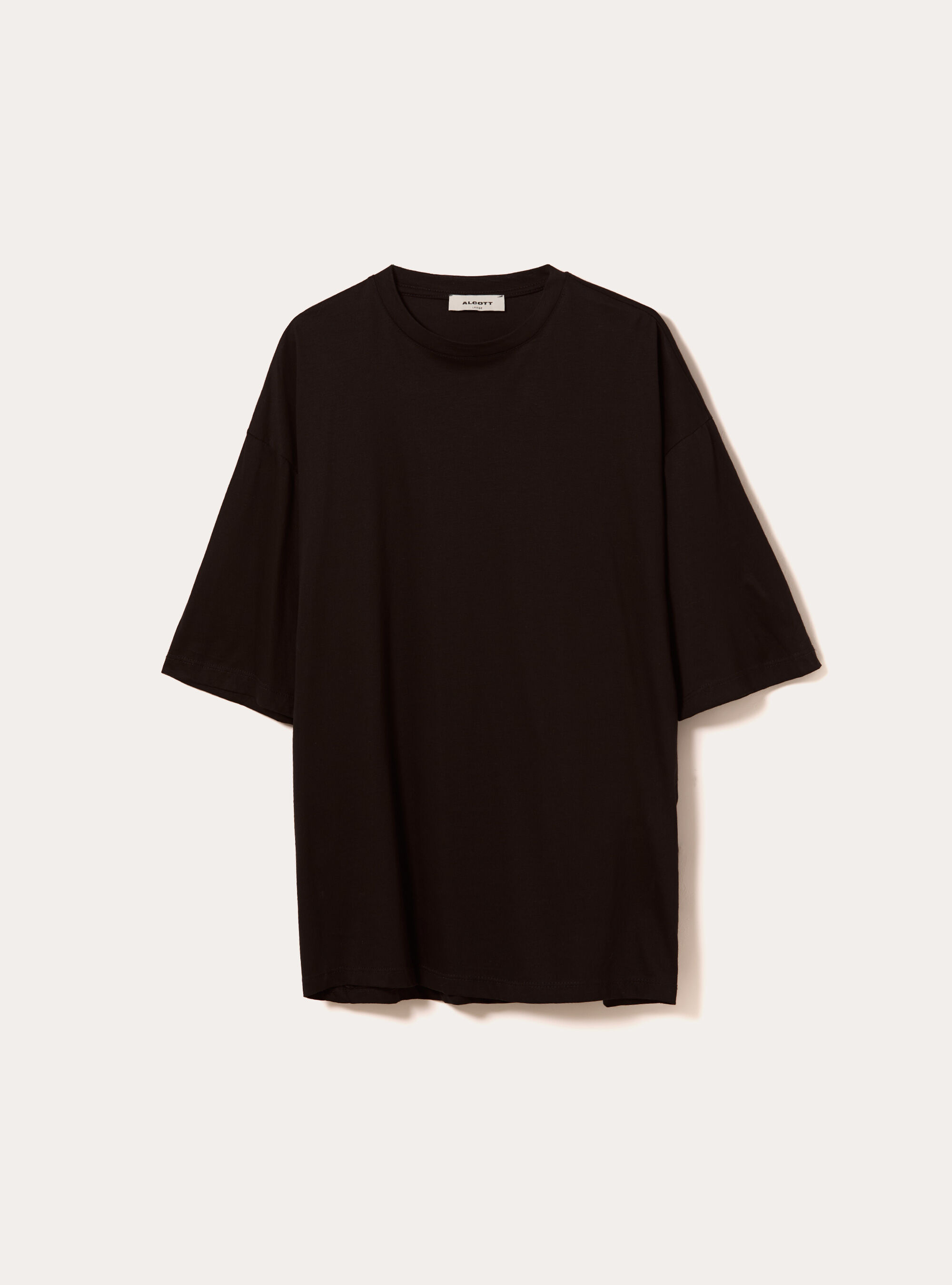 T-shirt &agrave; coupe souple, BK1 BLACK