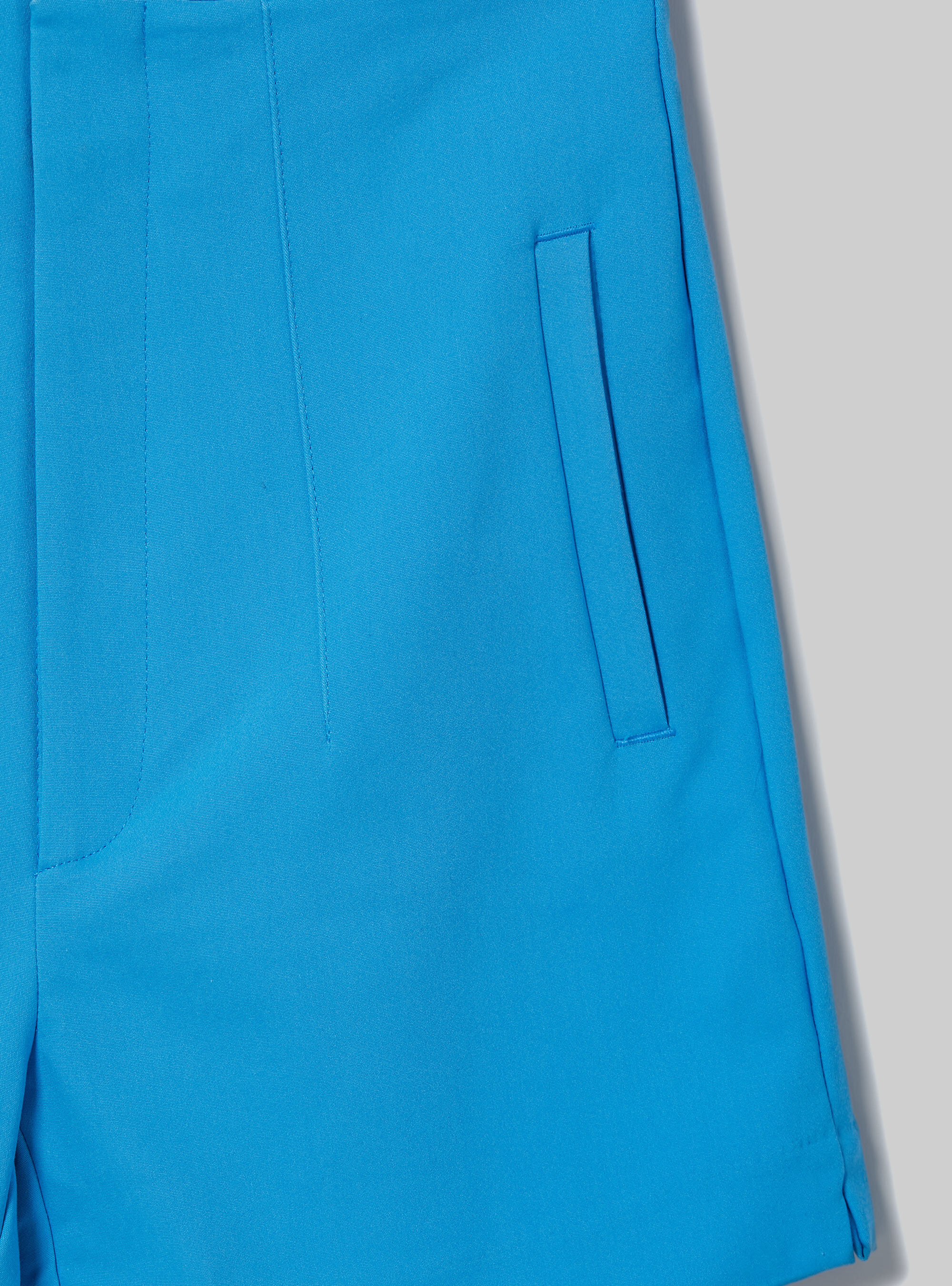 Shorts with double pleats, AZ3 AZURE LIGHT