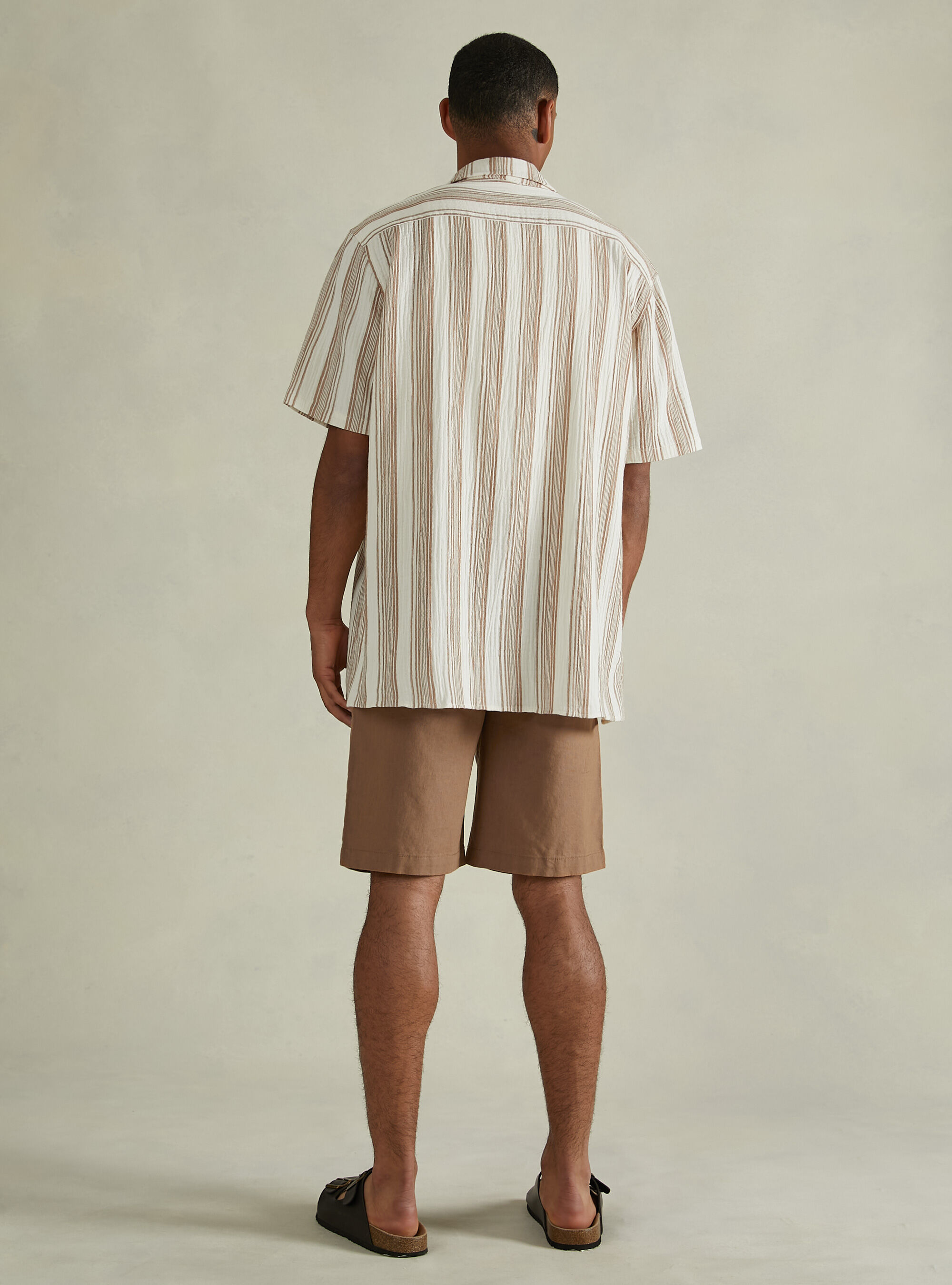 Camisa de rayas con textura