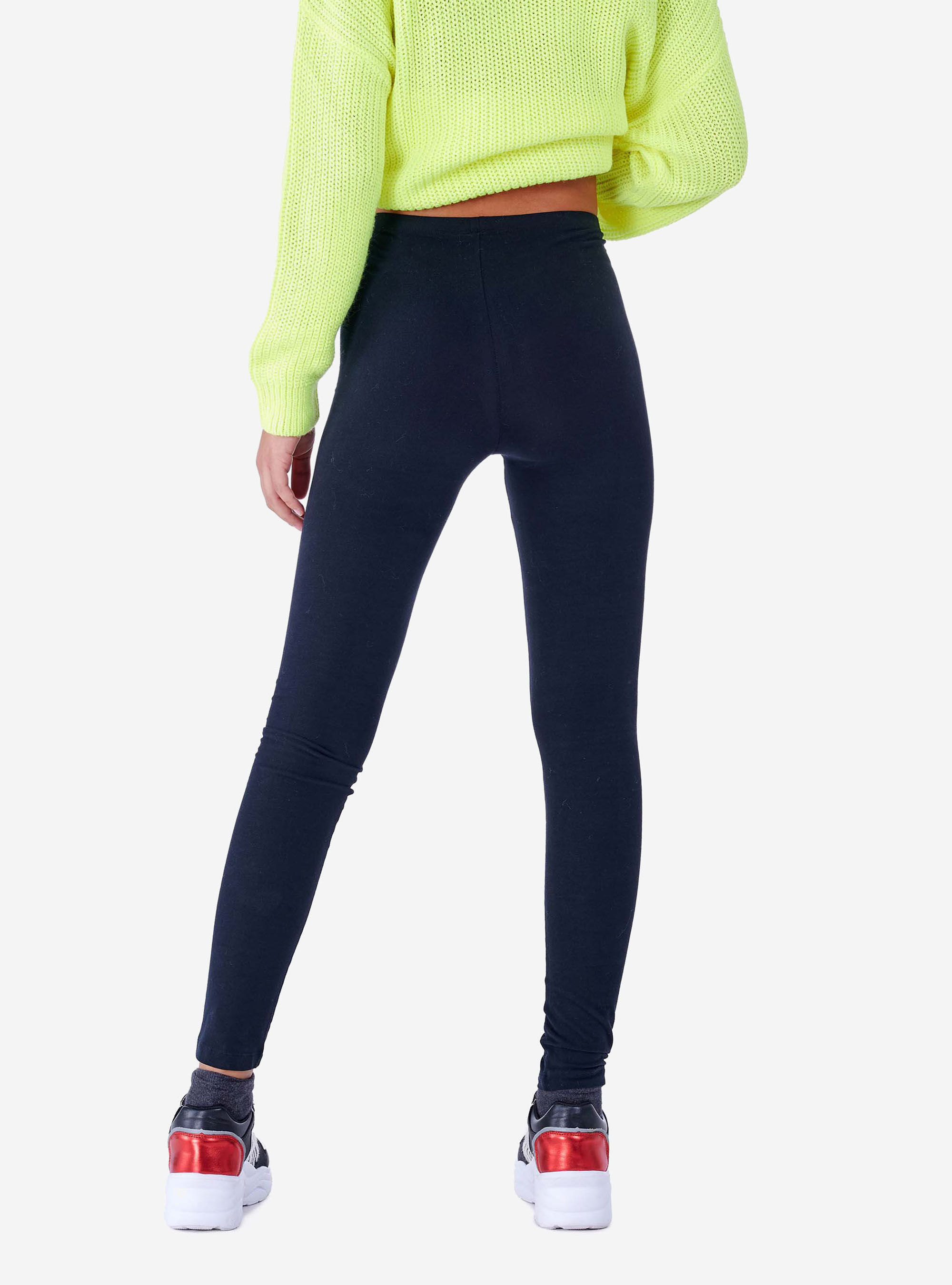 STRETCH LEGGINGS, BLACK