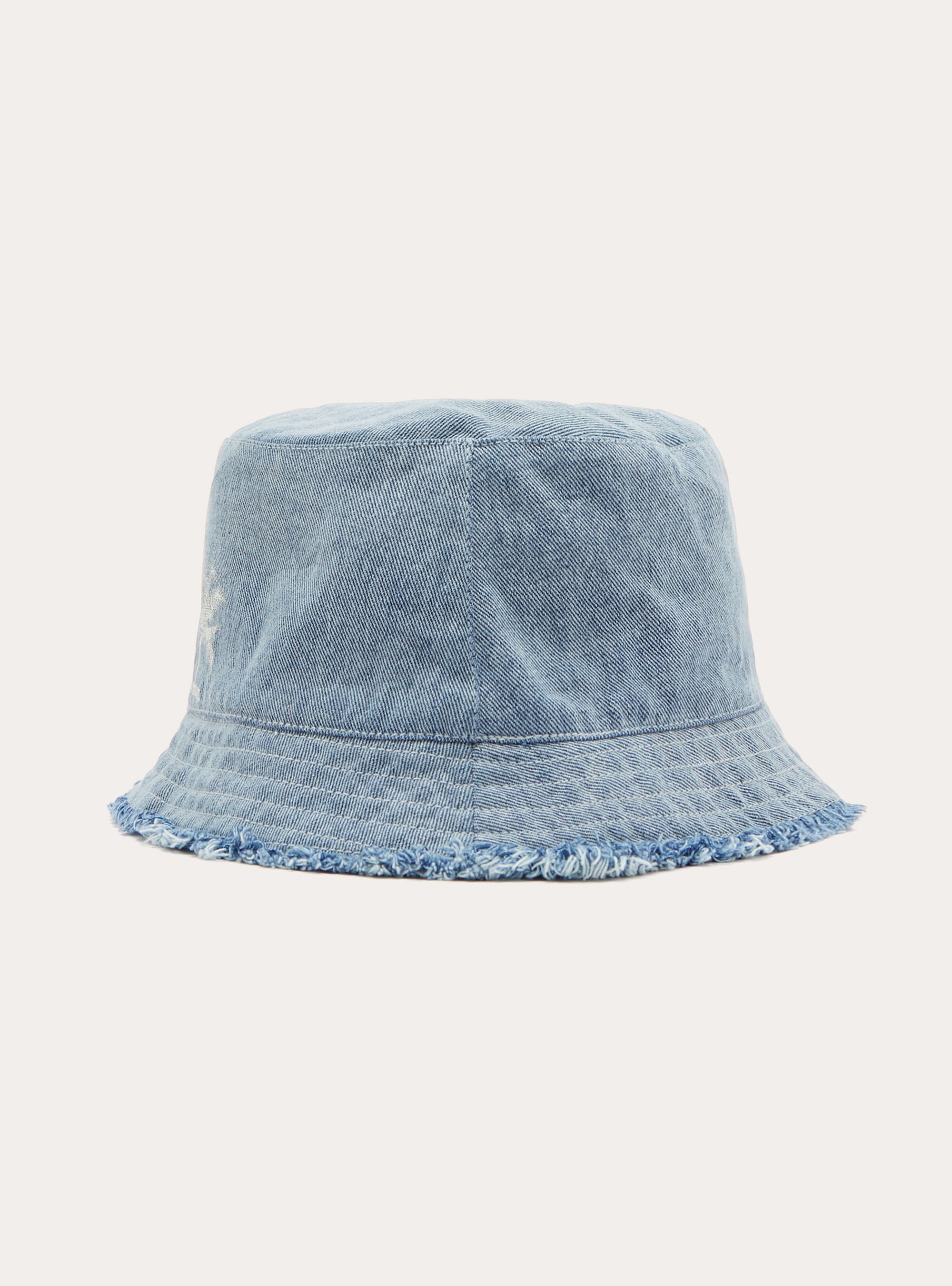 Cappello bucket con ricamo, D007 LIGHT AZURE