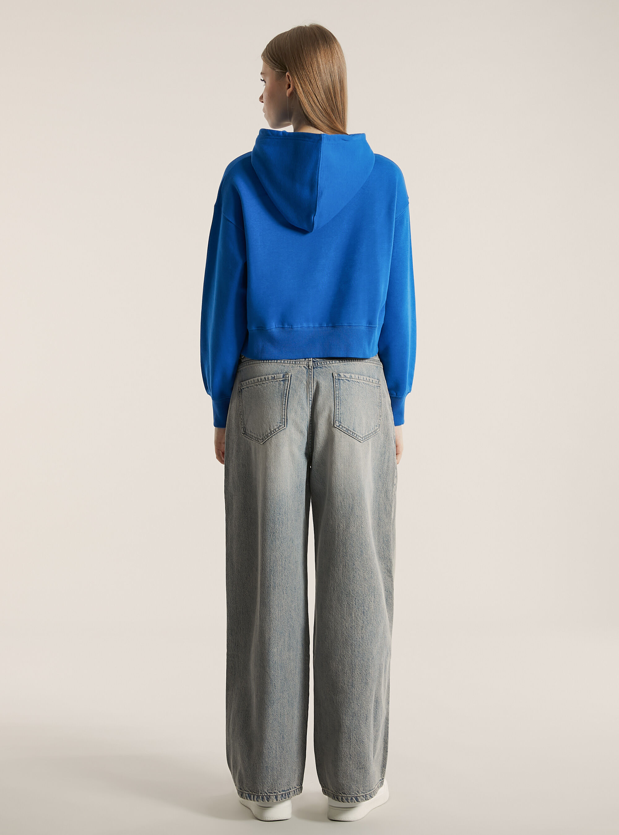 Sudadera con capucha y corte cuadrado, RY2 ROYALE MEDIUM