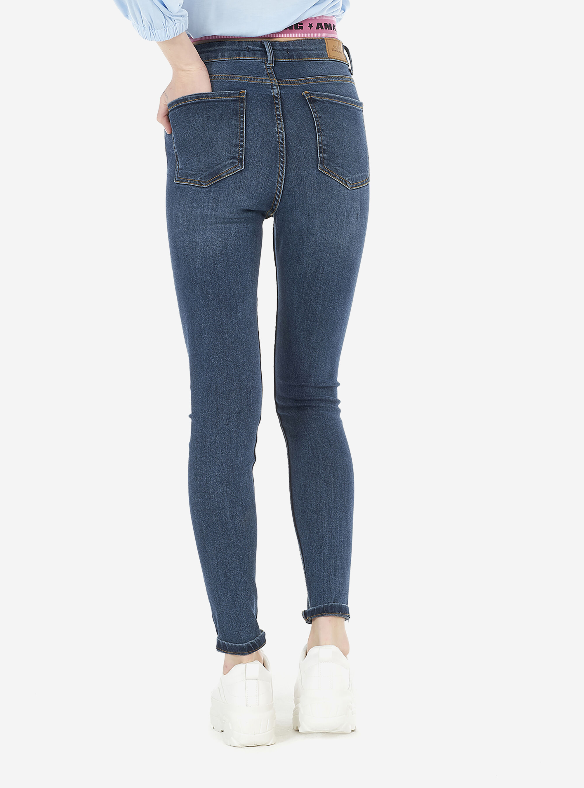 Denim skinny fit high rise, BLU