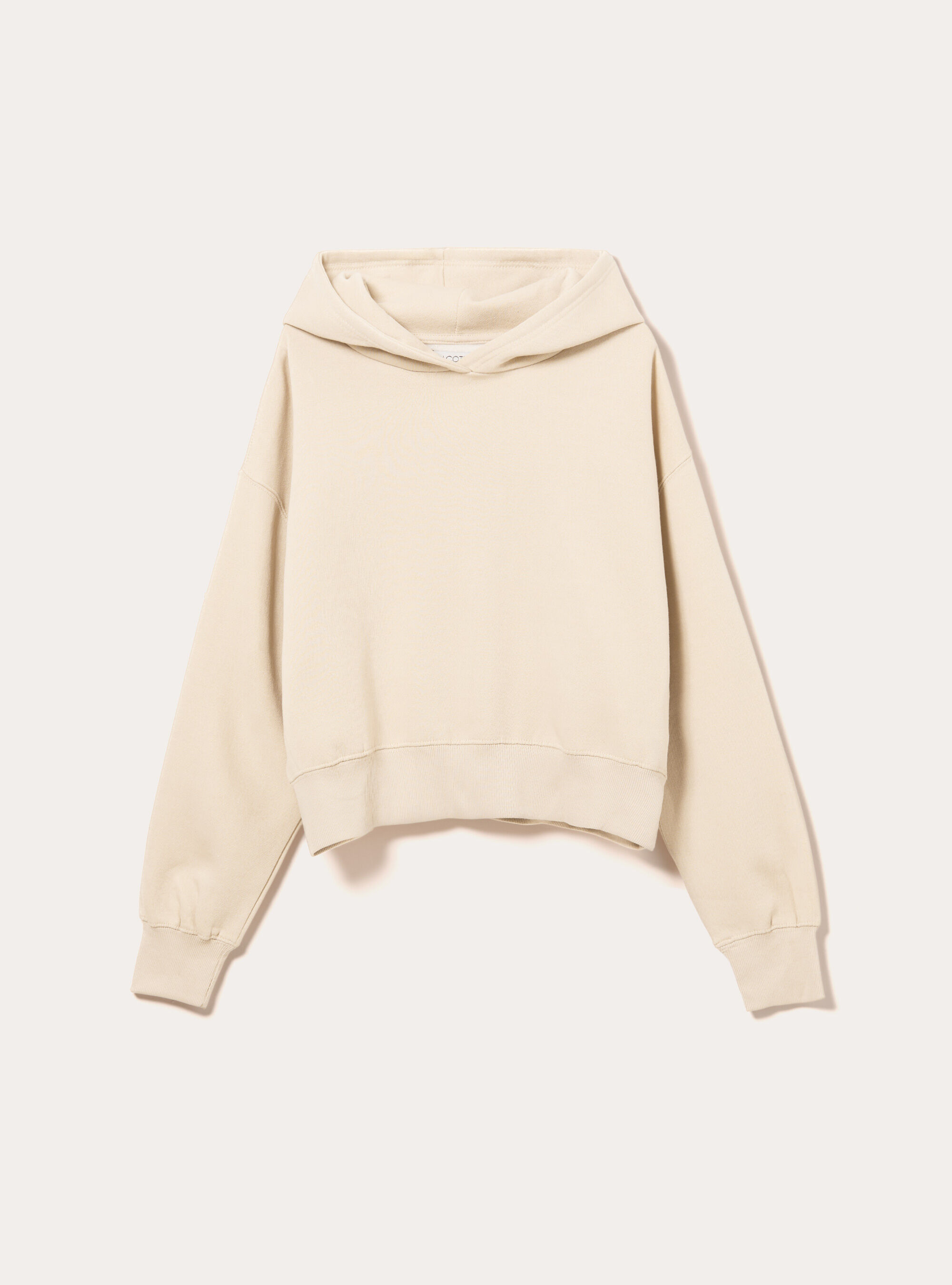 Boxy fit hooded sweatshirt, BG2 BEIGE MEDIUM
