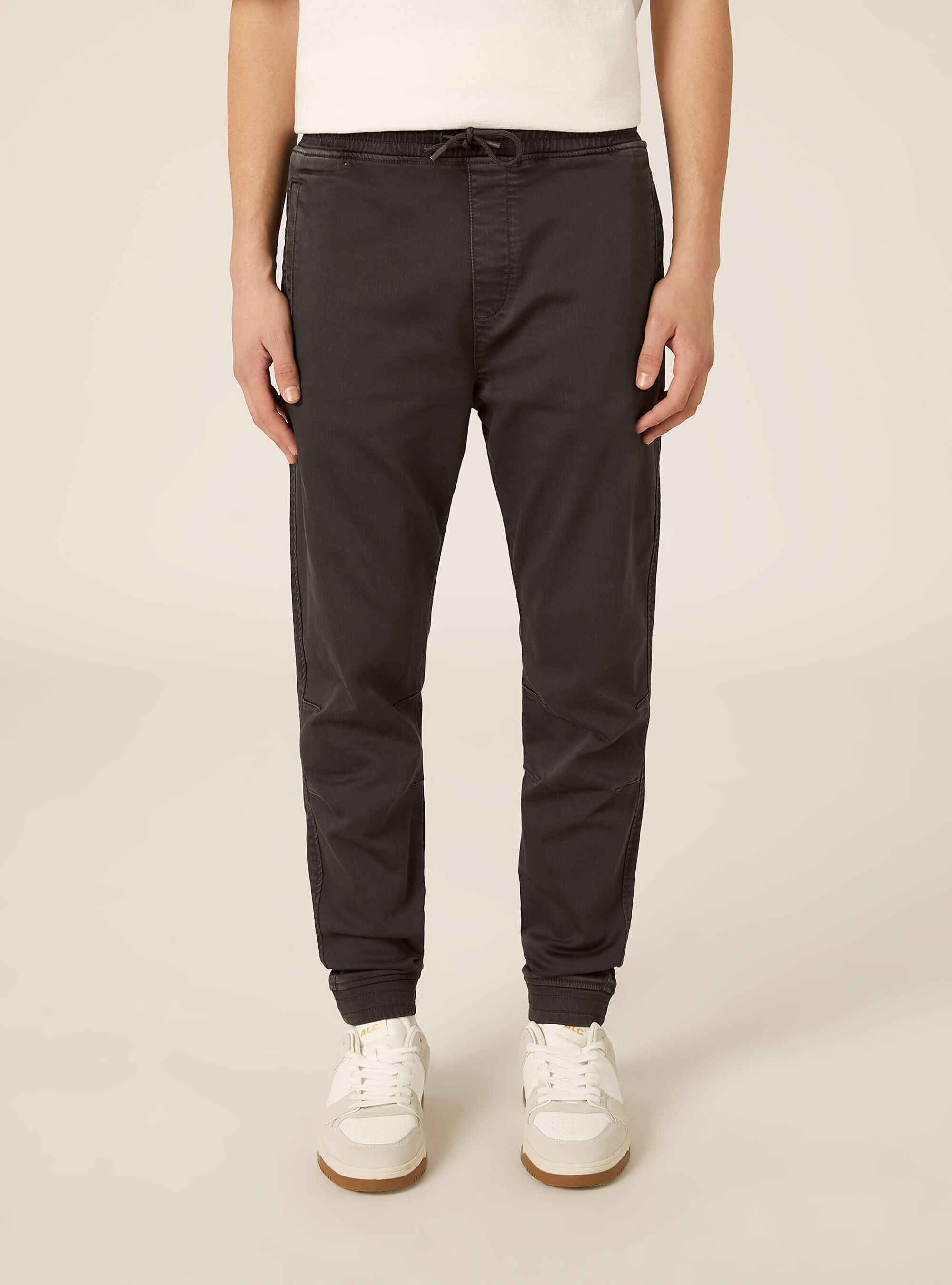 Cotton jogger trousers