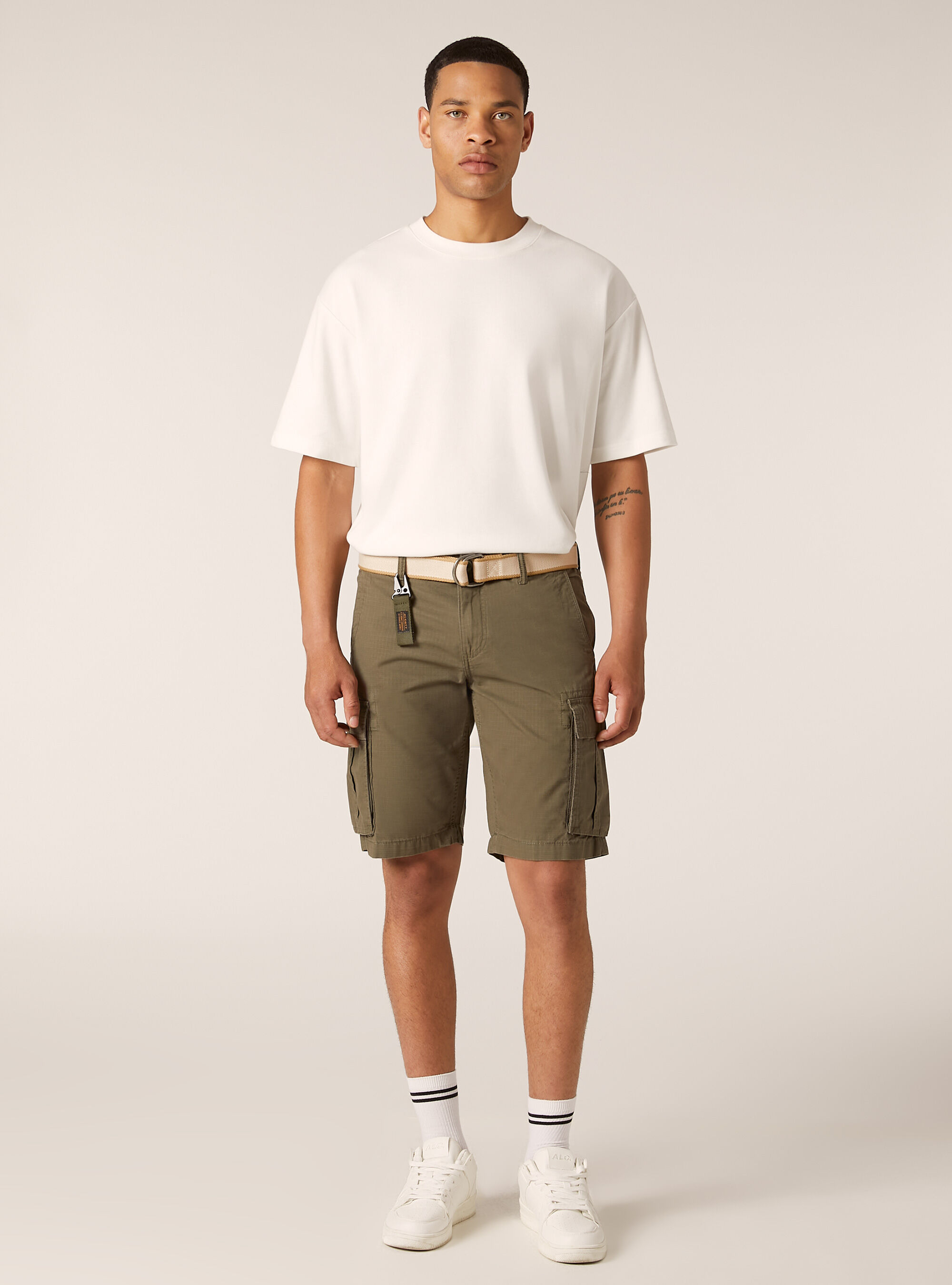 【KOOLOSET】Ripstop Adjust Cargo Bermuda Pants Ripstop cargo bermuda shorts | Alcott | Men's Shorts