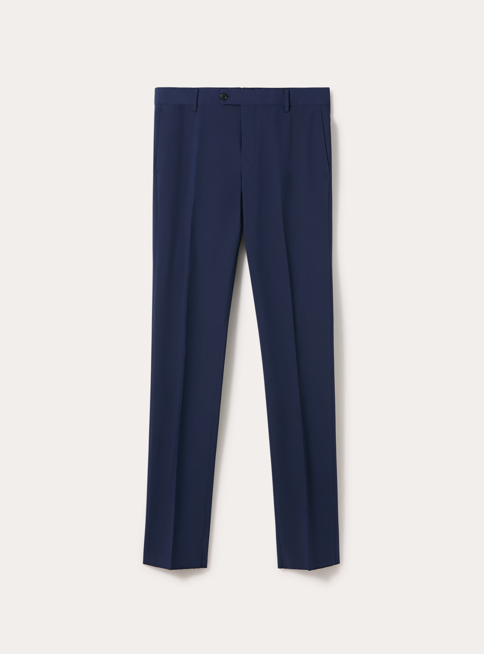 Plain trousers for suits, BL2 BLUE MEDIUM