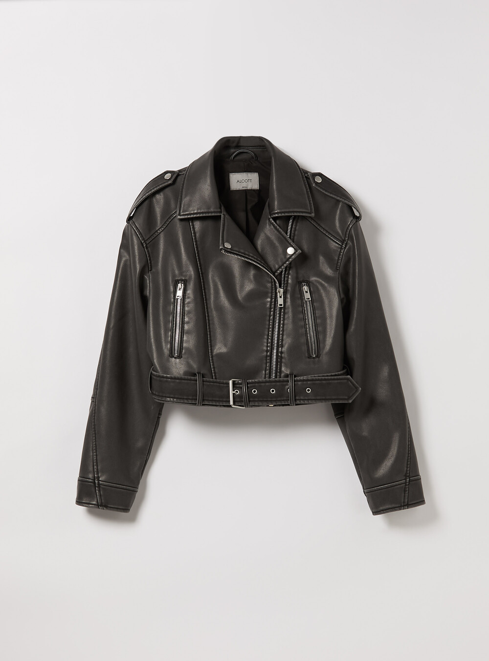 Giacca Biker Giubbotto Pelle Pinko Donna Pinko Pinko Giacca Pelle
