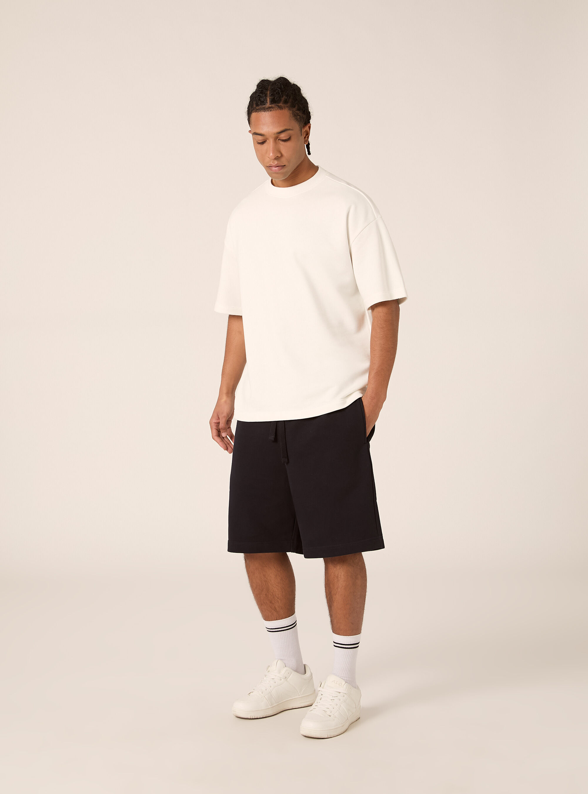 Bermuda  basico in felpa