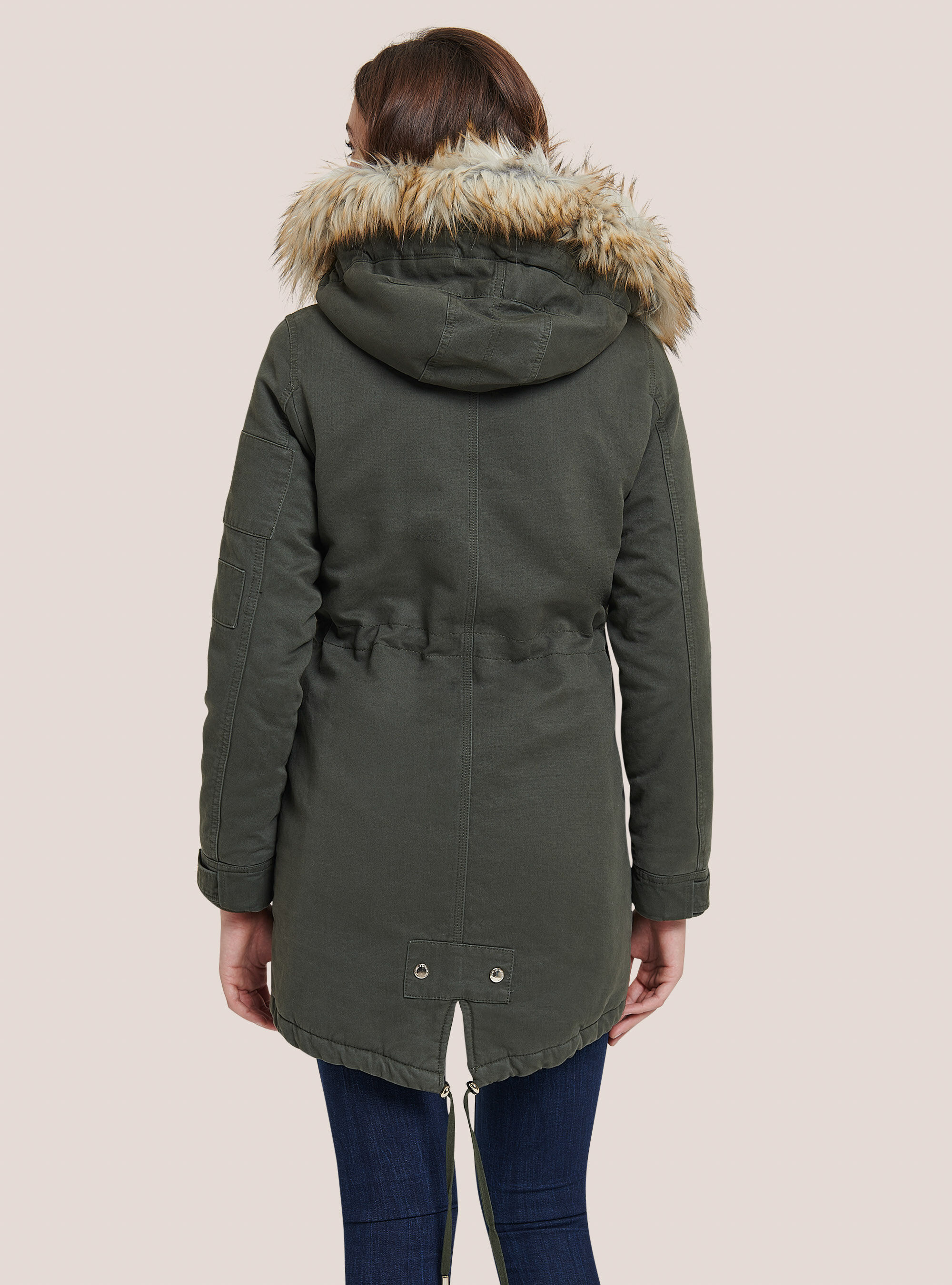 CHAQUETA DE PARKA ACOLCHADA, CAQUI