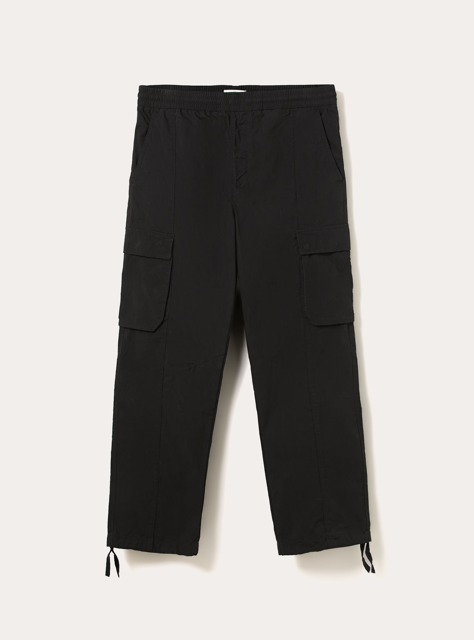 Pantaloni cargo parachute, BK1 BLACK
