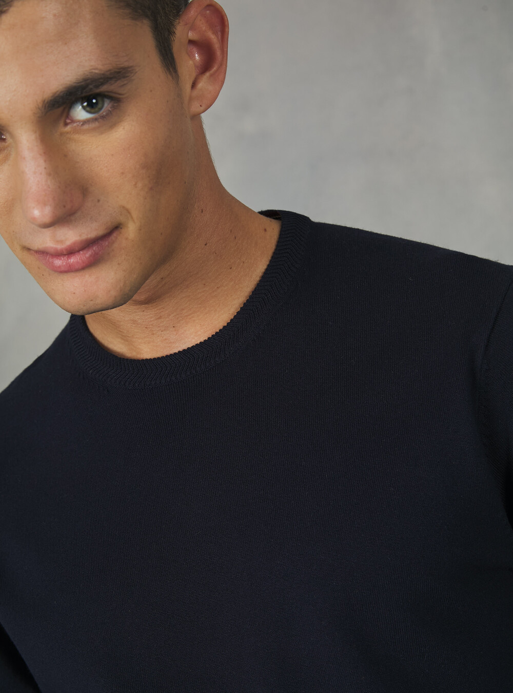 Maglione Pullover Girocollo Uomo Inverno Casual A Righe - Foto 1