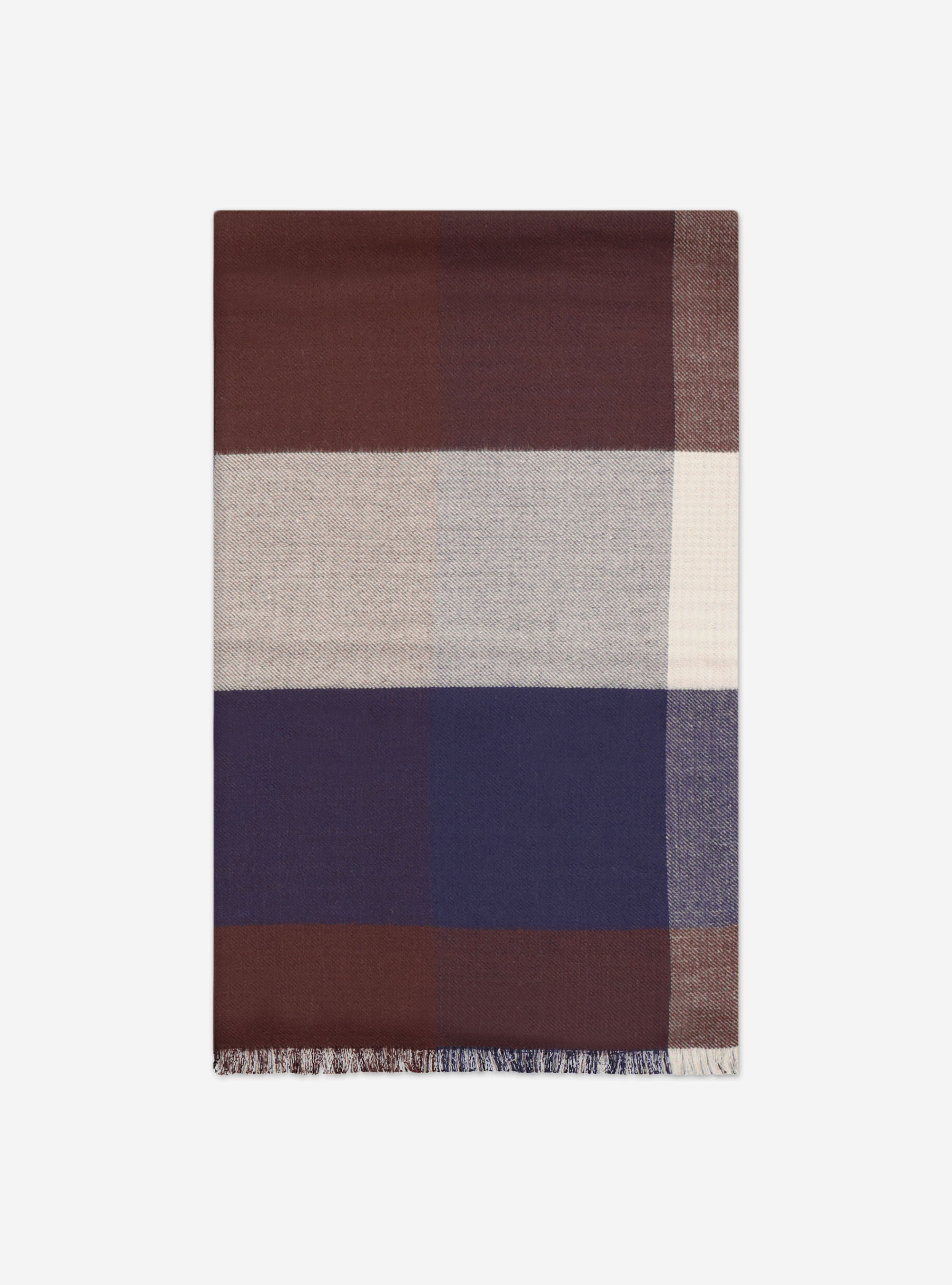 DOUBLE-FACE SCARF, BLACK