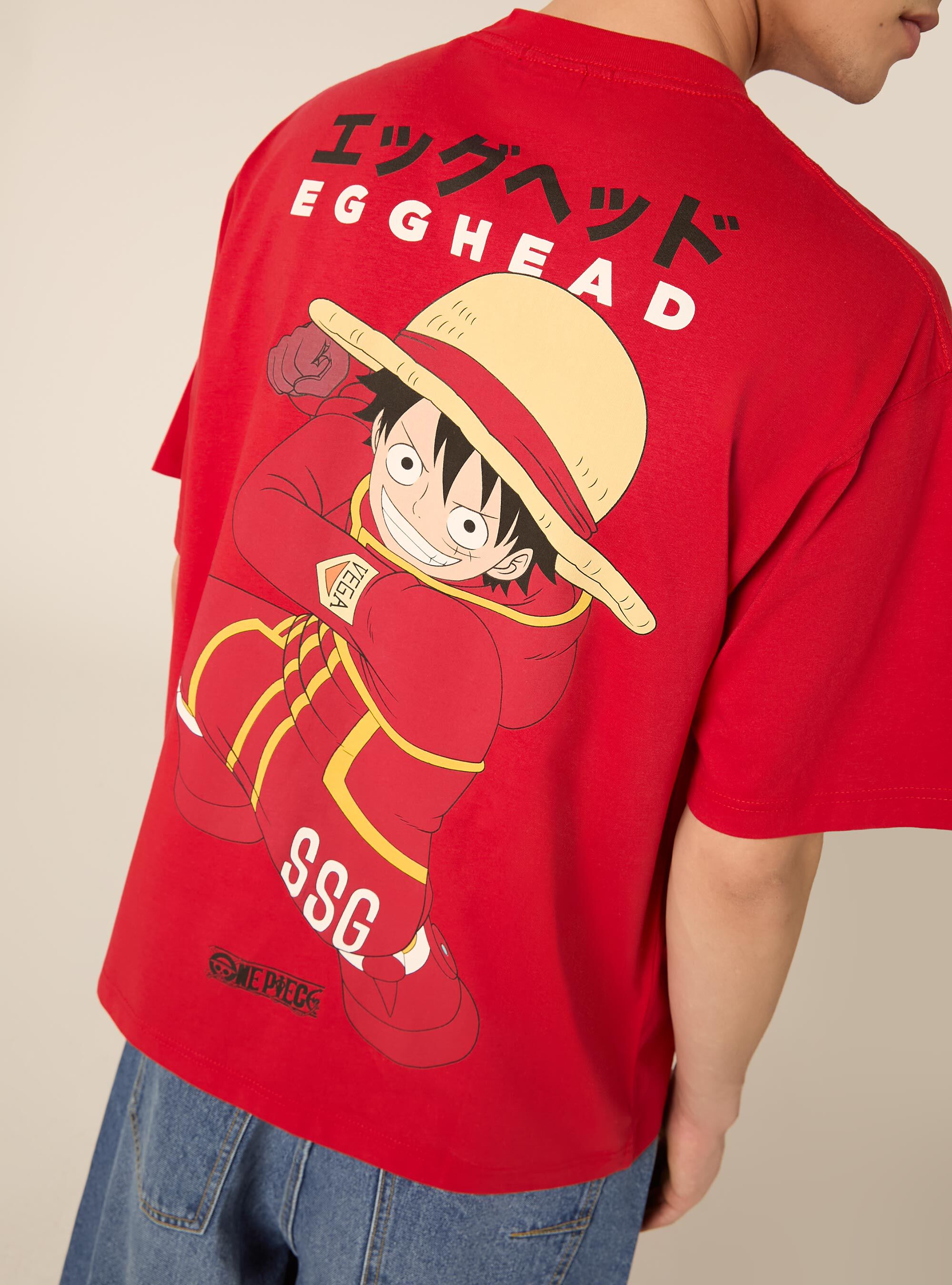 T-shirt one piece  boxy fit, RD2 RED MEDIUM