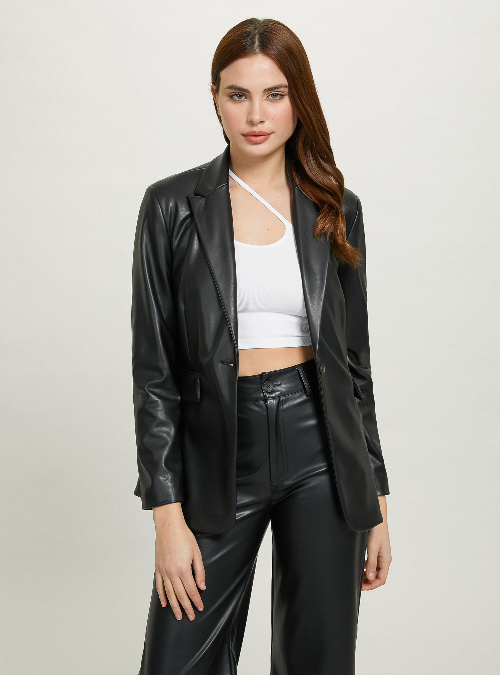Blazer hot sale pelle donna