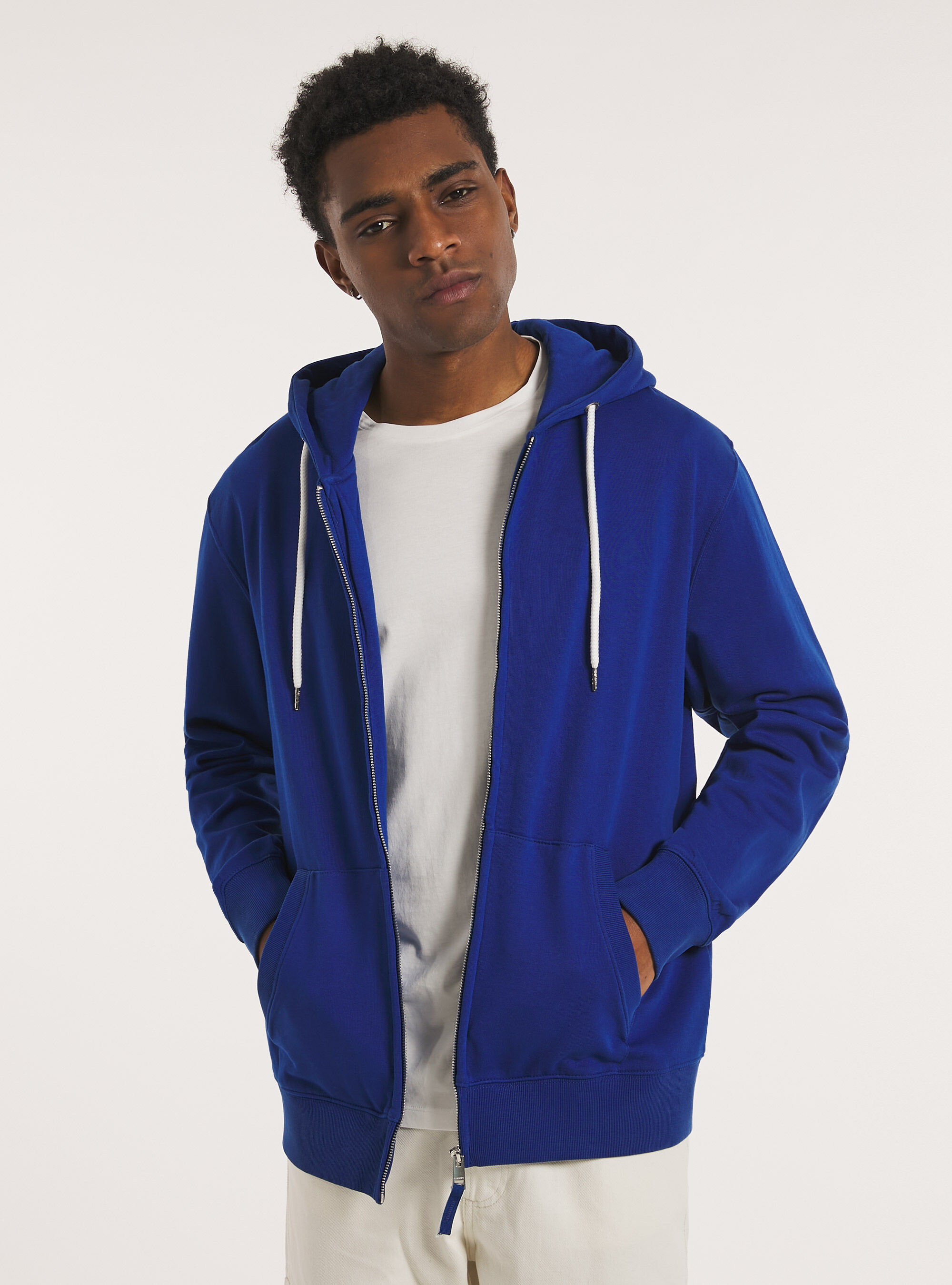 Cotton zip hoodie Alcott Men s Sweatshirts