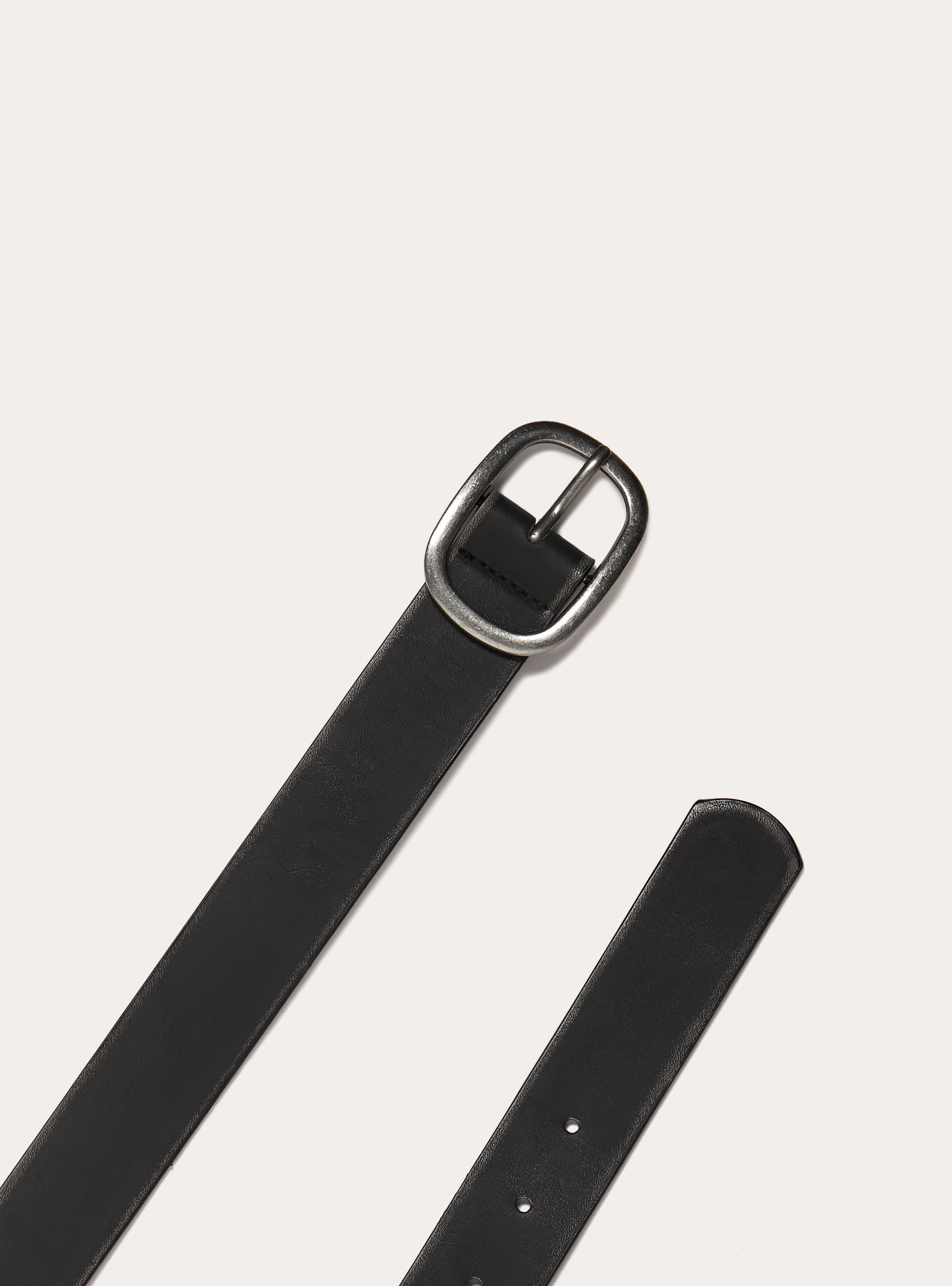 Ceinture effet cuir vintage, BK1 BLACK