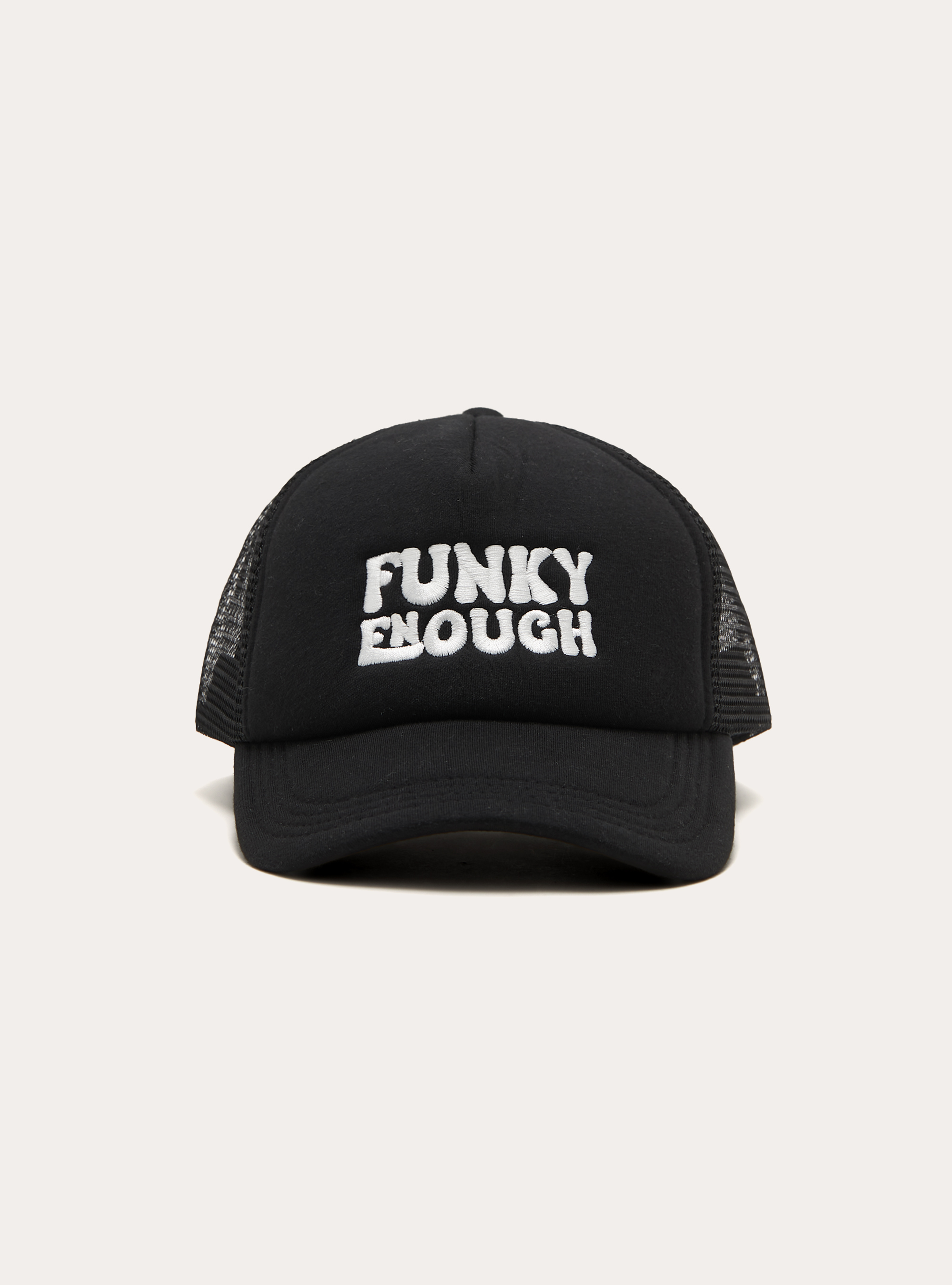 Cappello con scritte, BK1 BLACK