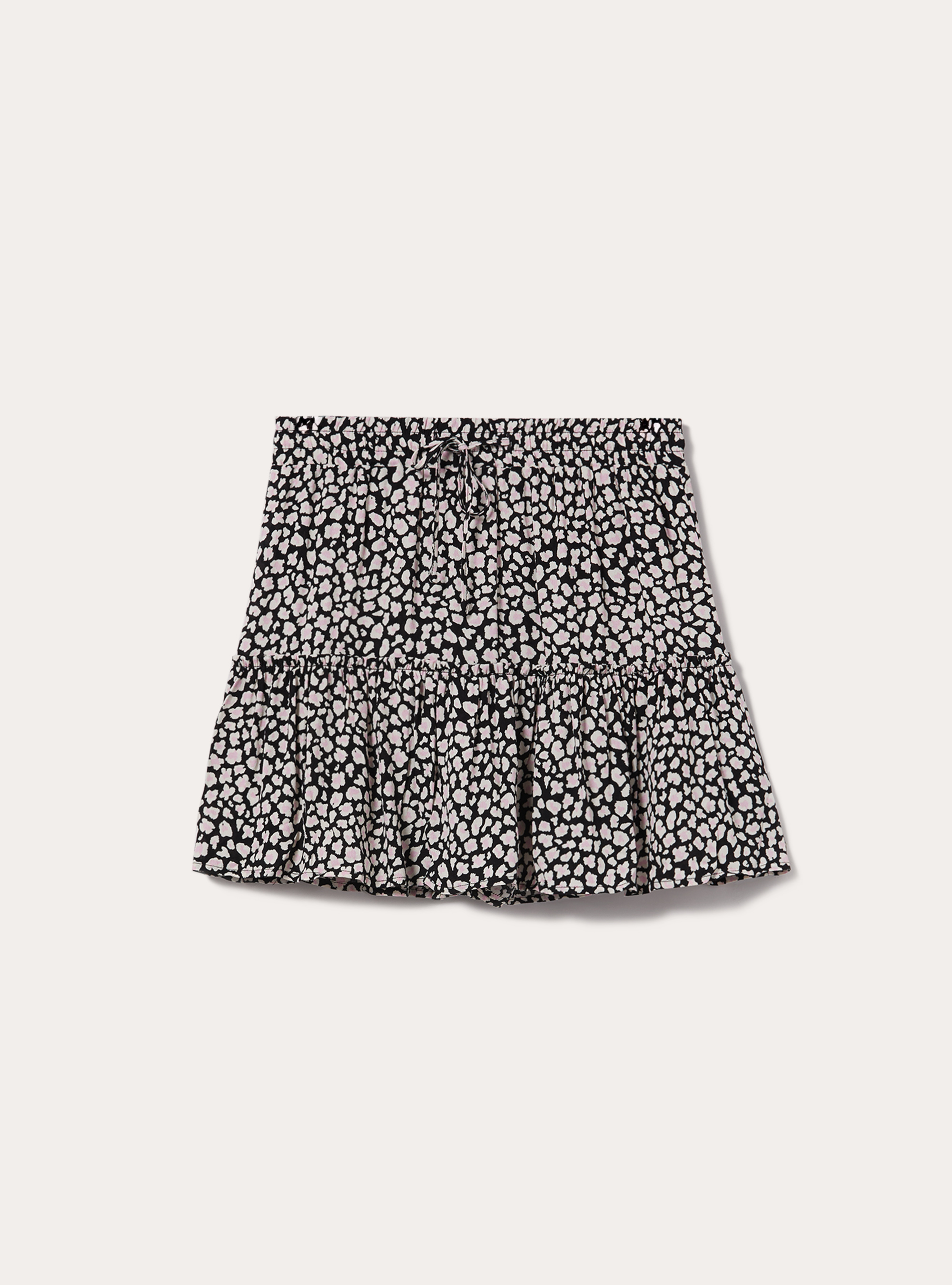 Gonna con micro fantasia, BK1 BLACK