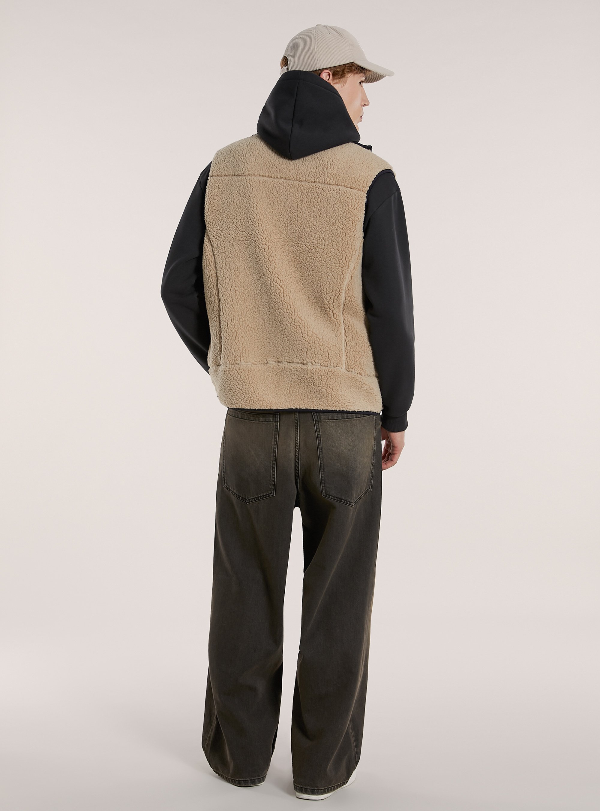 Manga Teddy con detalles en contraste, BG2 BEIGE MEDIUM