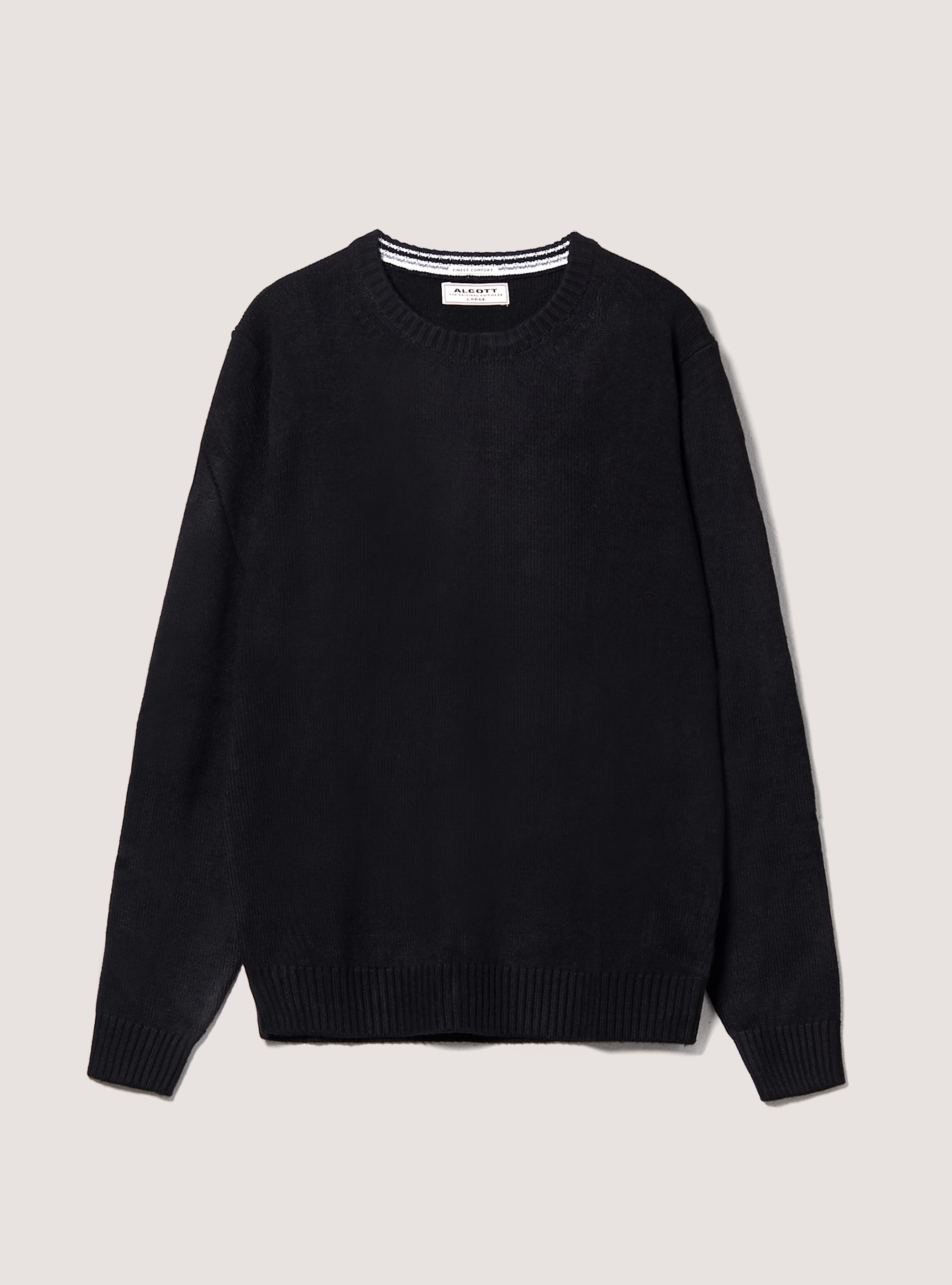 Pullover caldo effetto cachemire, BK1 BLACK