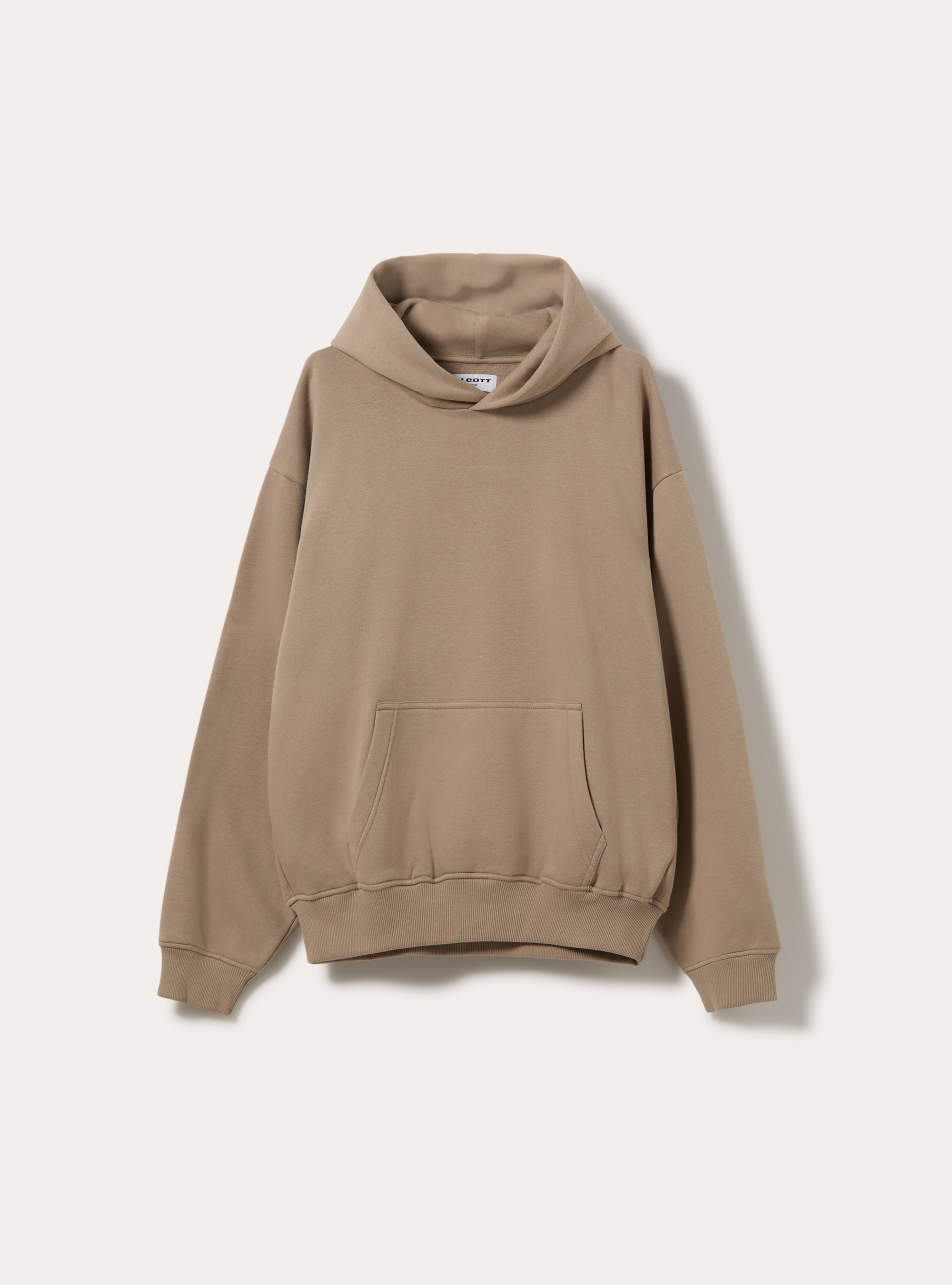 Felpa con cappuccio boxy fit, BG2 BEIGE MEDIUM