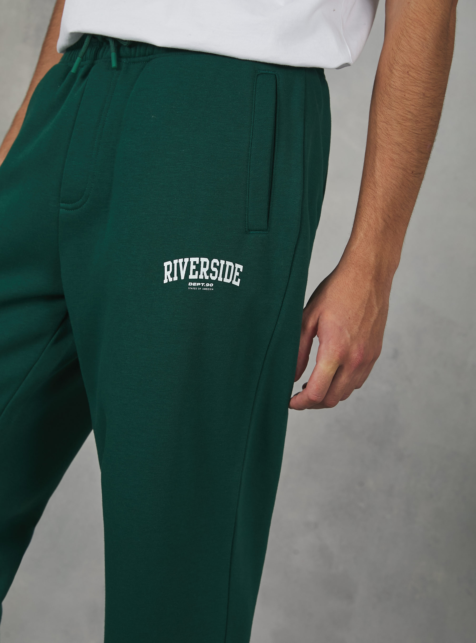 Jogging avec imprimé collège, GN1 GREEN DARK