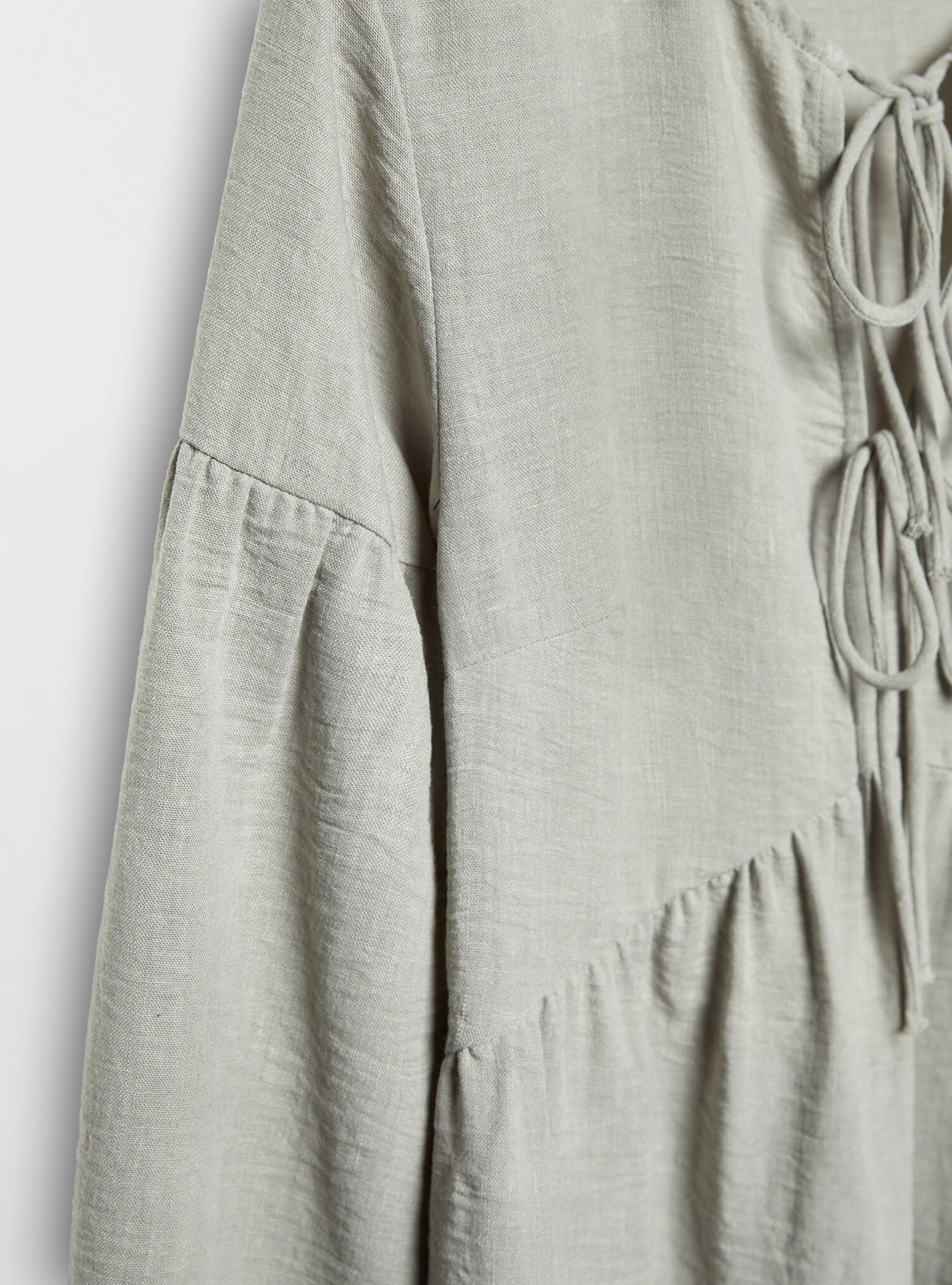 Soft dress with ties, KY3 KAKY LIGHT