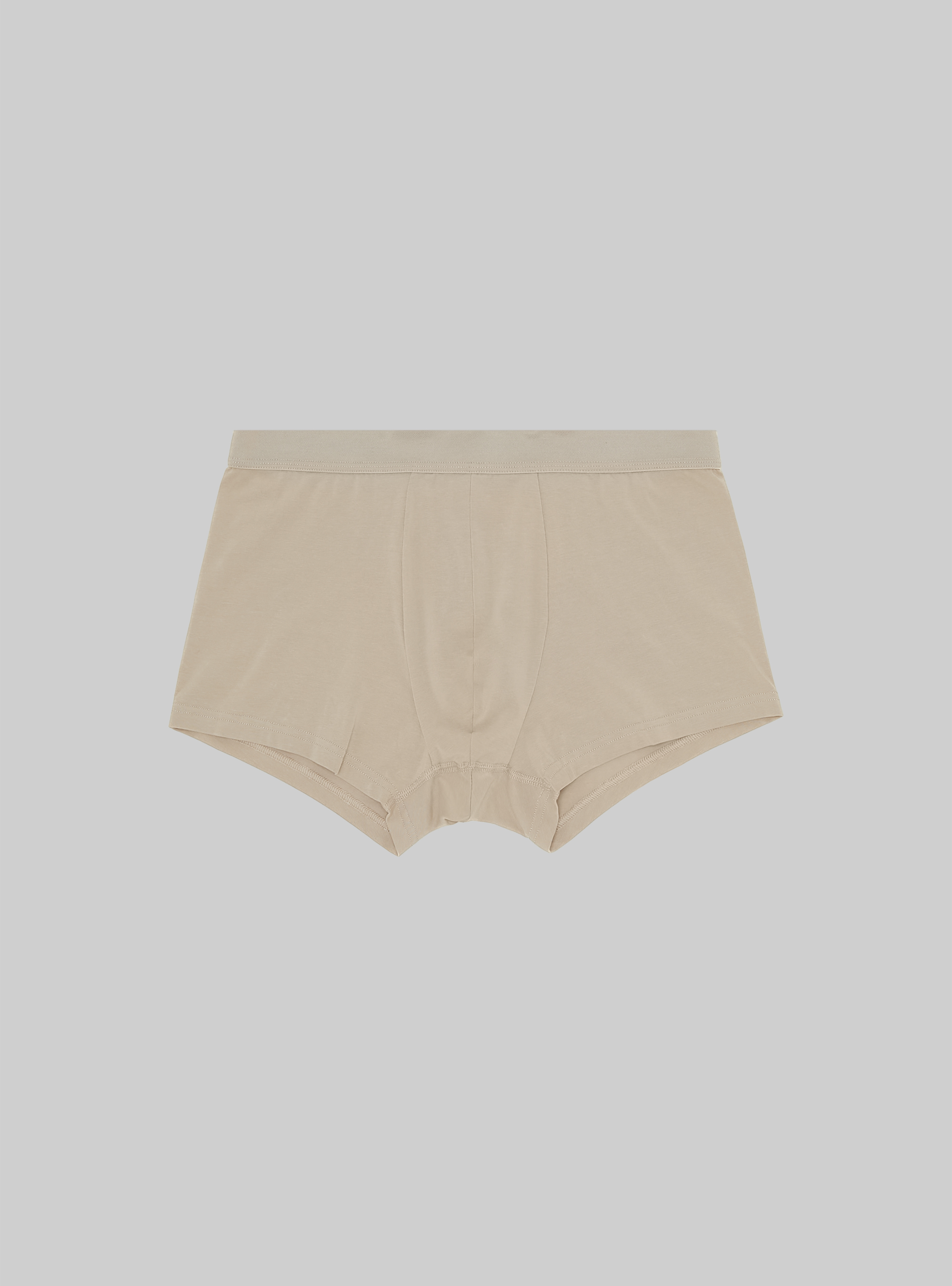 Set of 3 stretch cotton boxer shorts, BG2 BEIGE MEDIUM