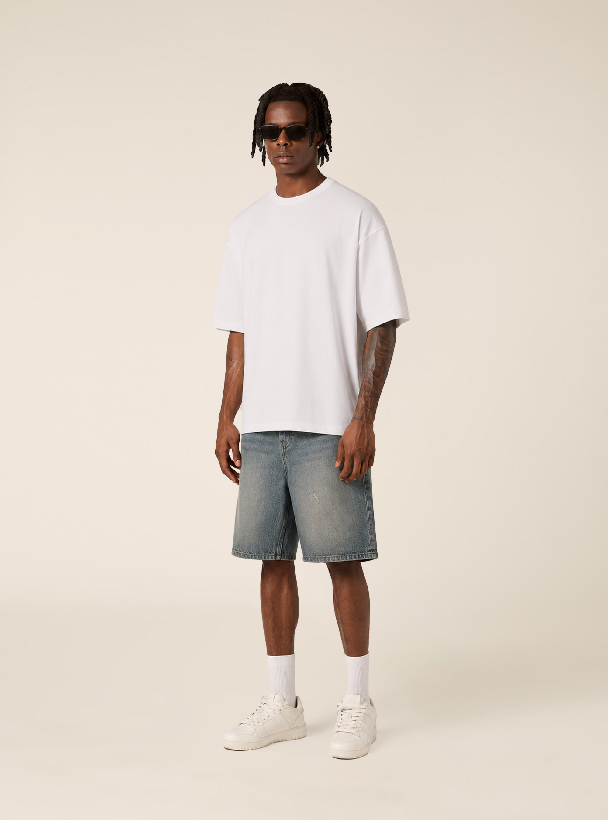 Lettering Print T-Shirt, WH1 OFF WHITE