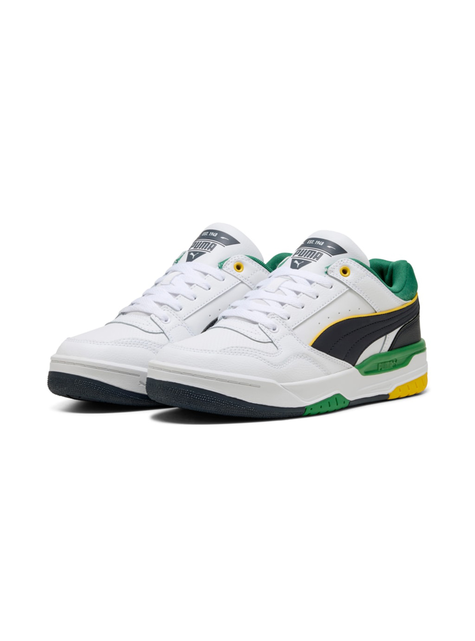 Puma Retro Rebound Shoes, BIANCO/VERDE BV