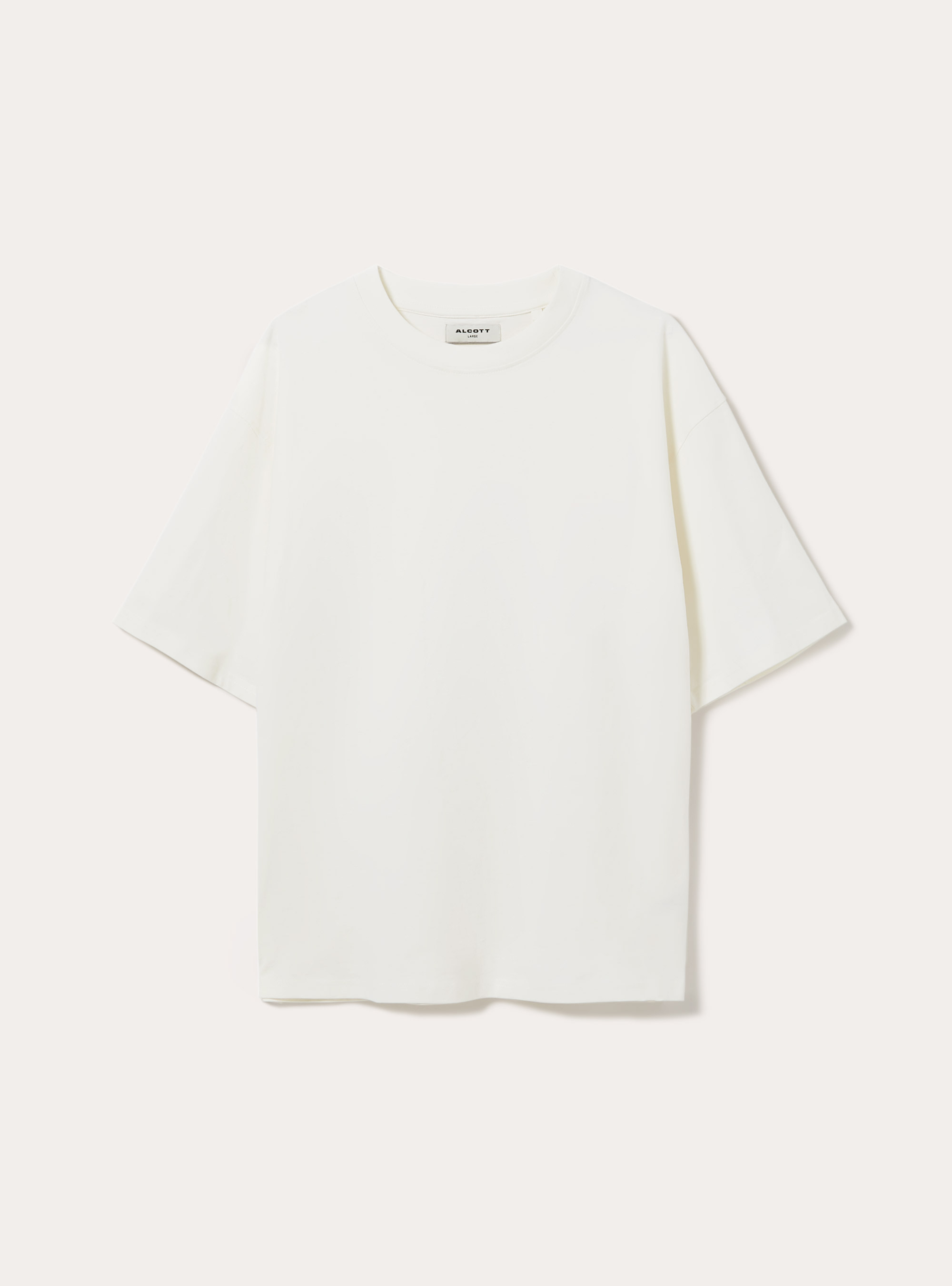 Boxy fit cotton T-shirt, WH2 WHITE